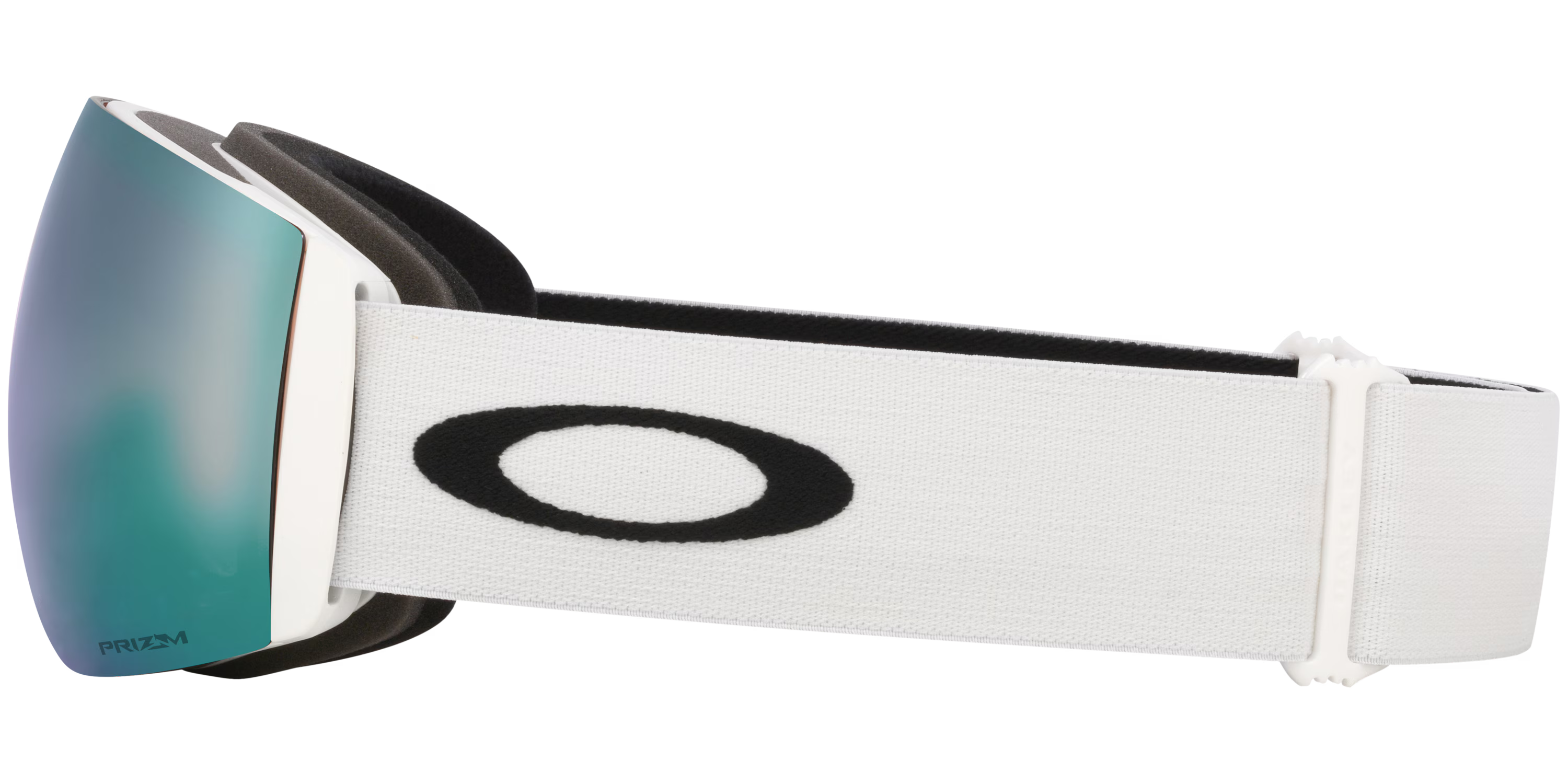 Flight Deck Pro L - Matte White/Prizm Snow Sapphire Iridium