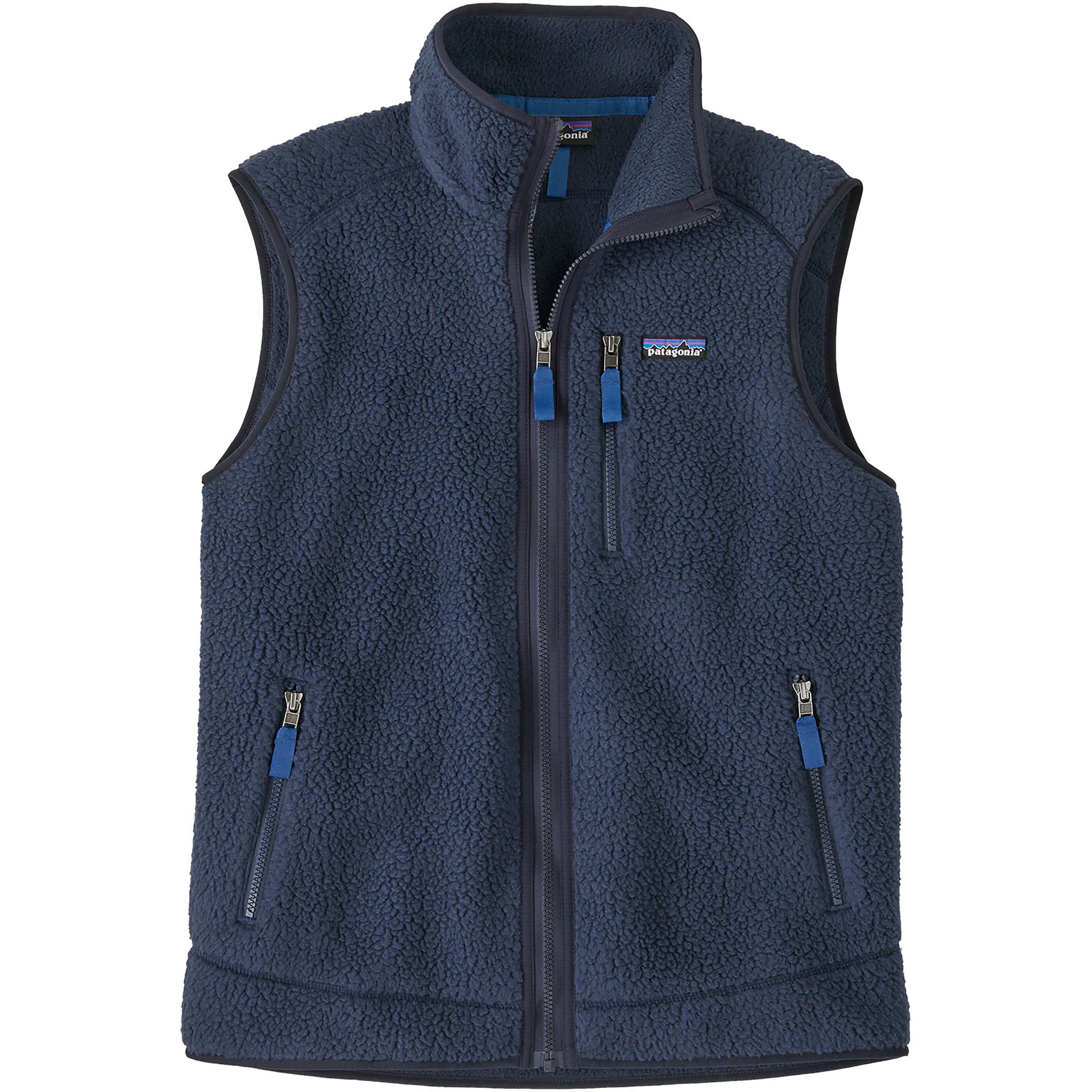 new navy/sunken blue Retro Pile Vest M