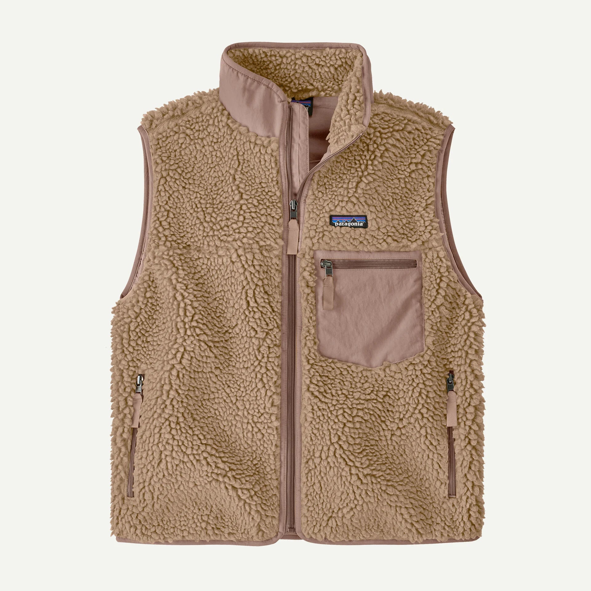 oar tan Classic Retro-X Fleece Vest Wmn