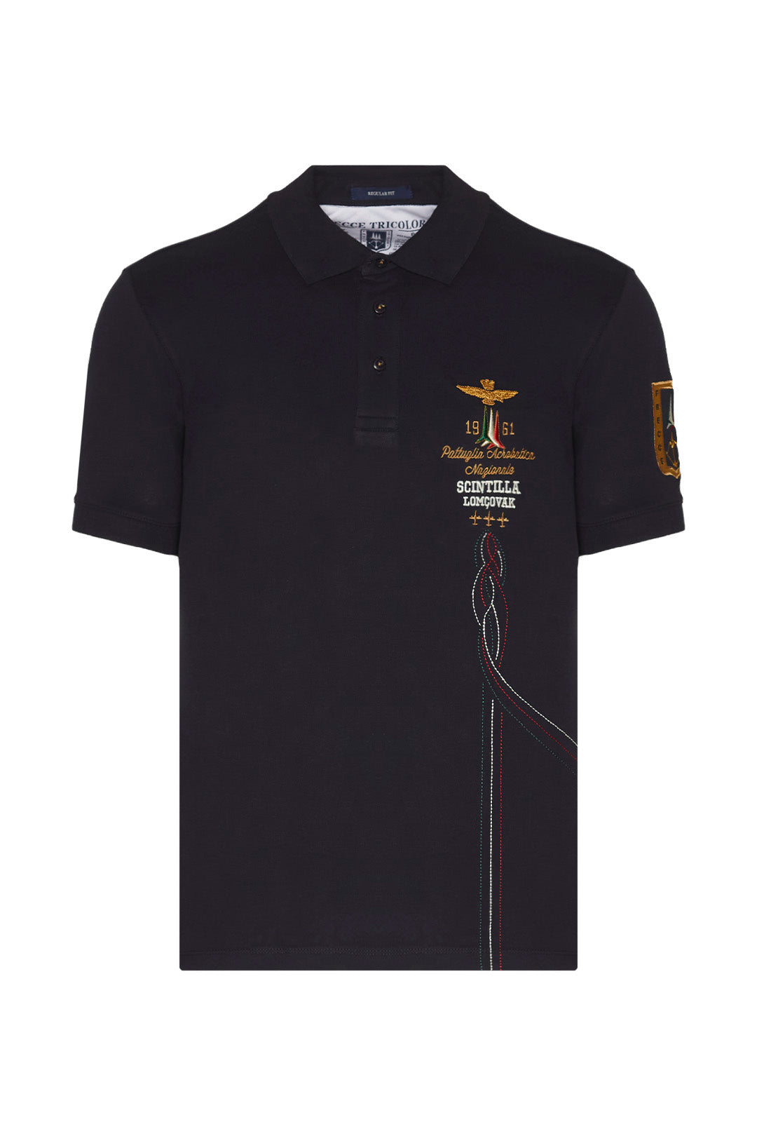 Frecce Tricolori polo with trails