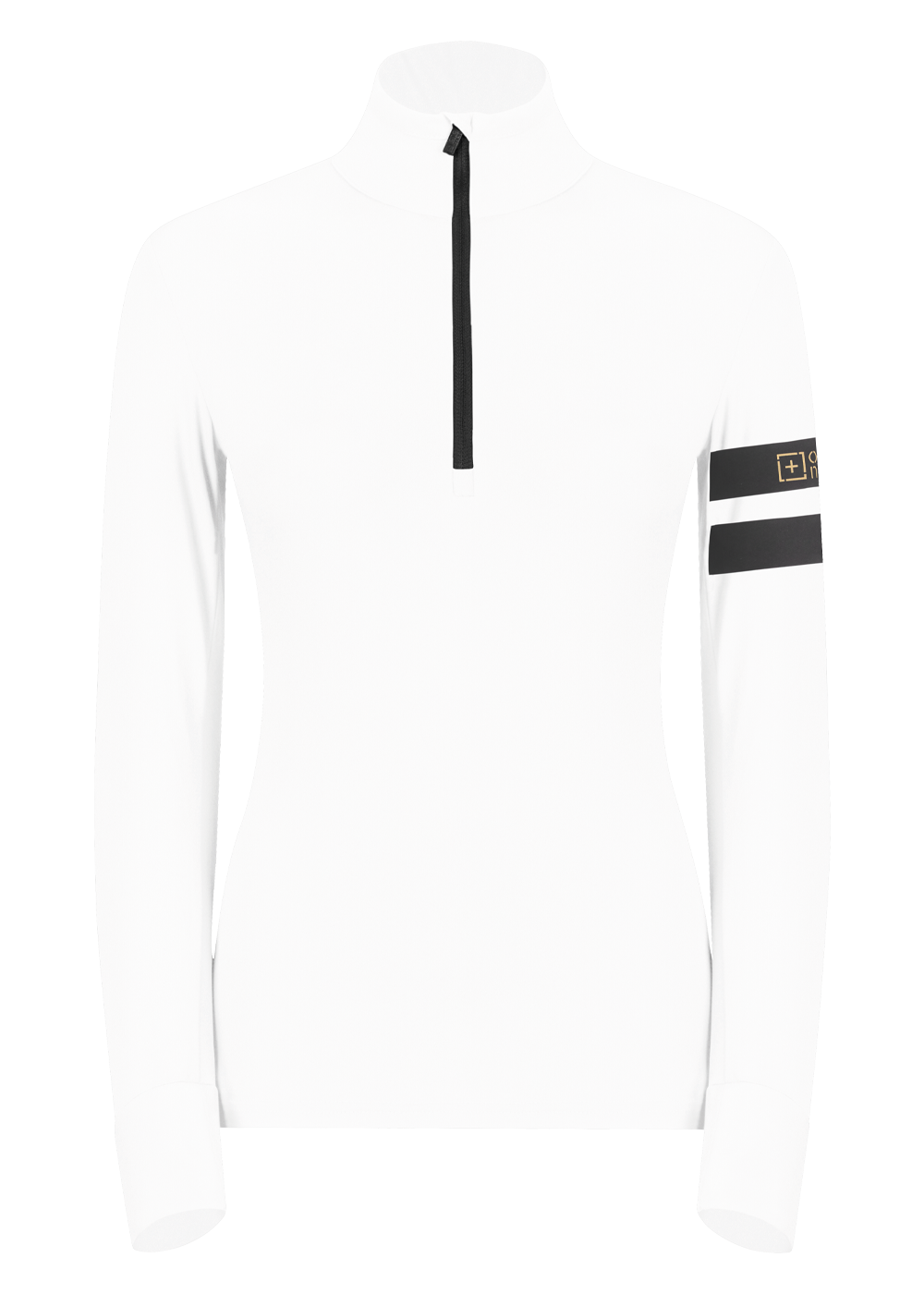 Turtleneck With Half Zip W