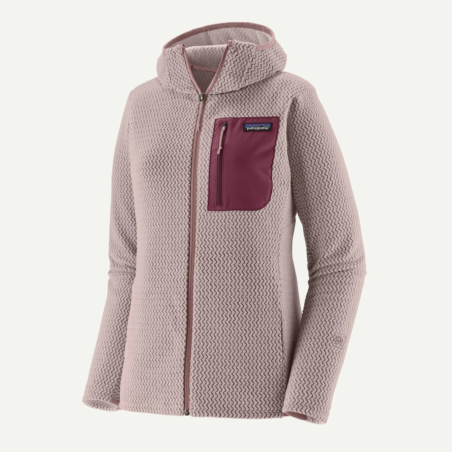 stingray mauve R1 Air Fleece Full-Zip Hoody Wmn