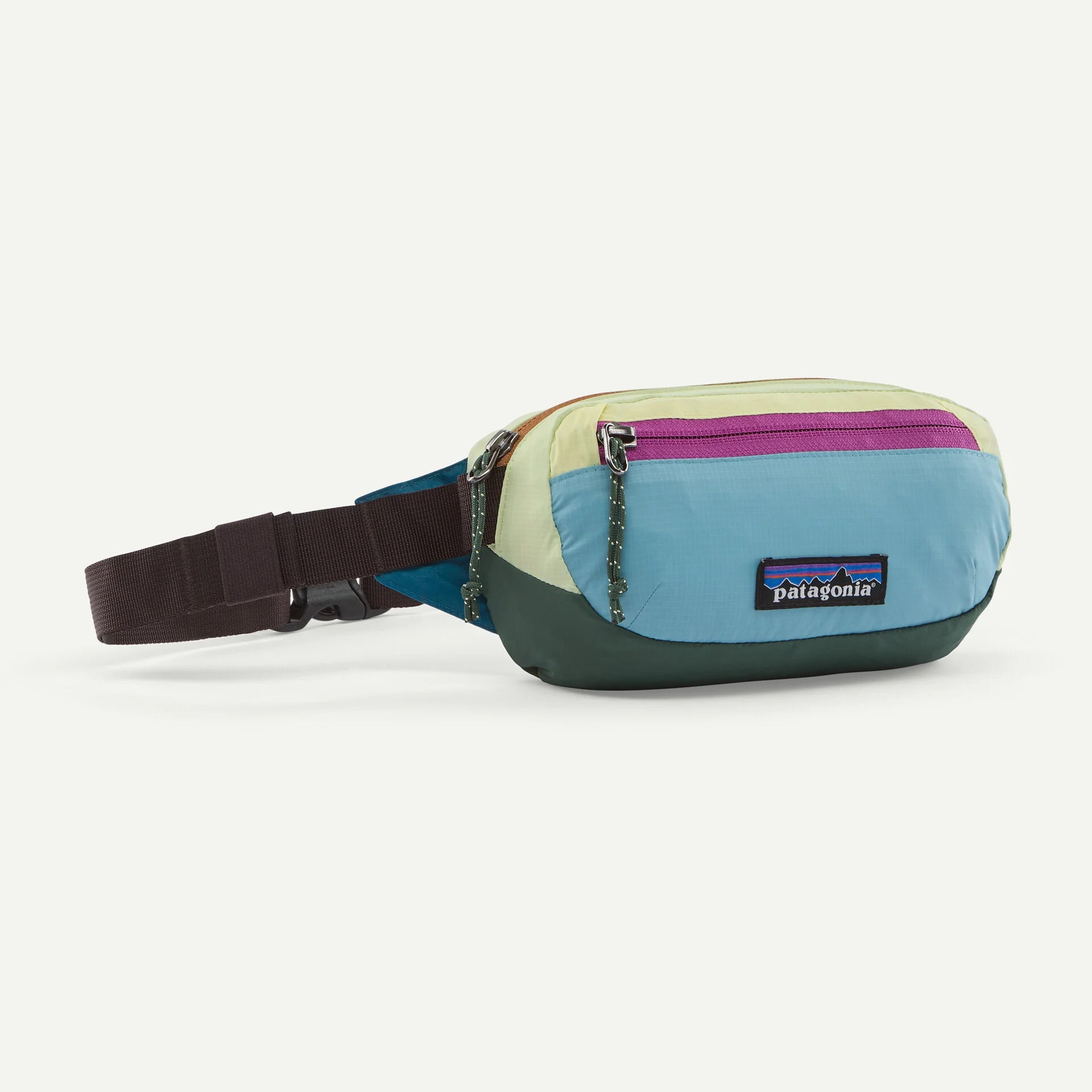 patchwork: snowmelt blue Terravia Mini Hip Pack