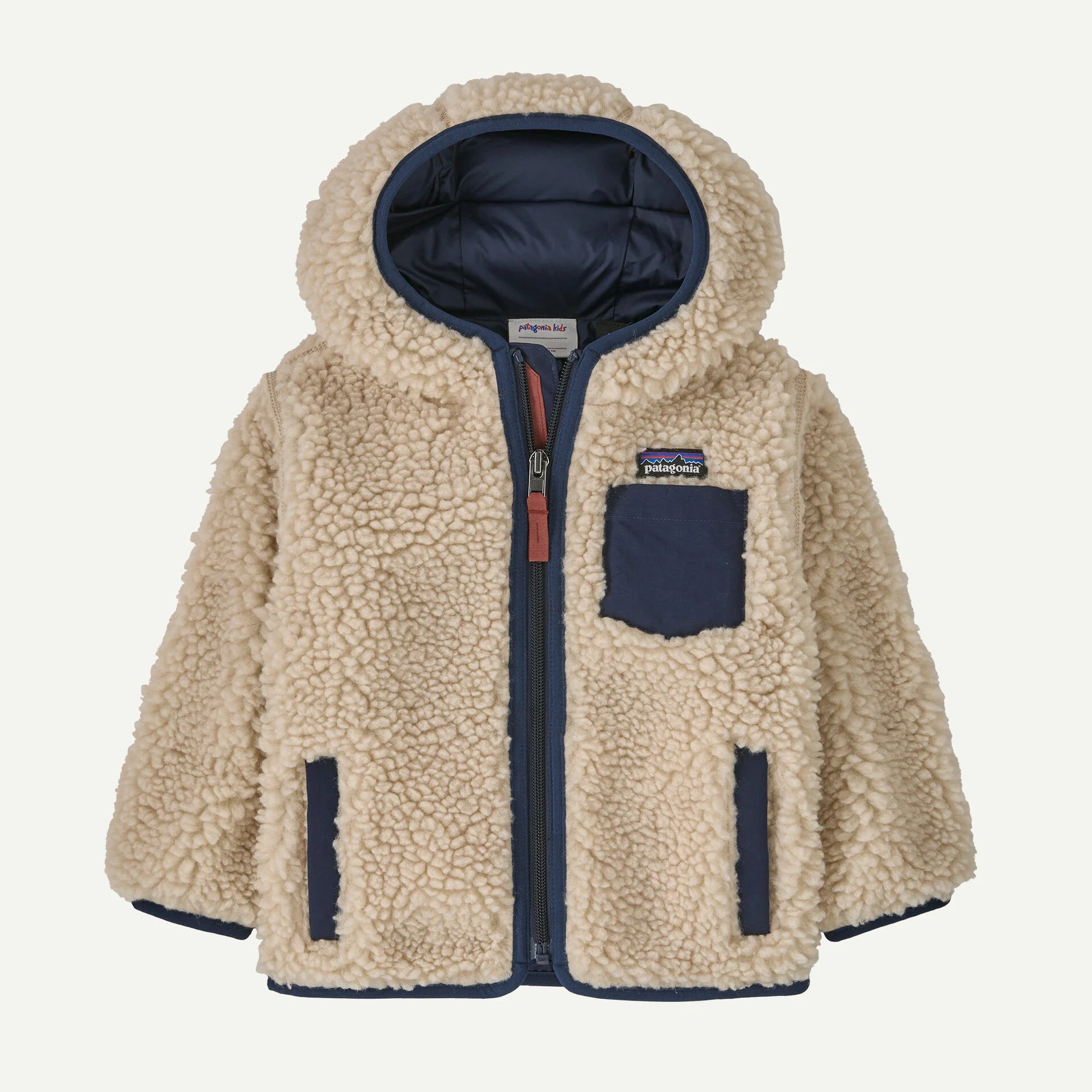 dark natural/new navy Baby Retro-X Hoody