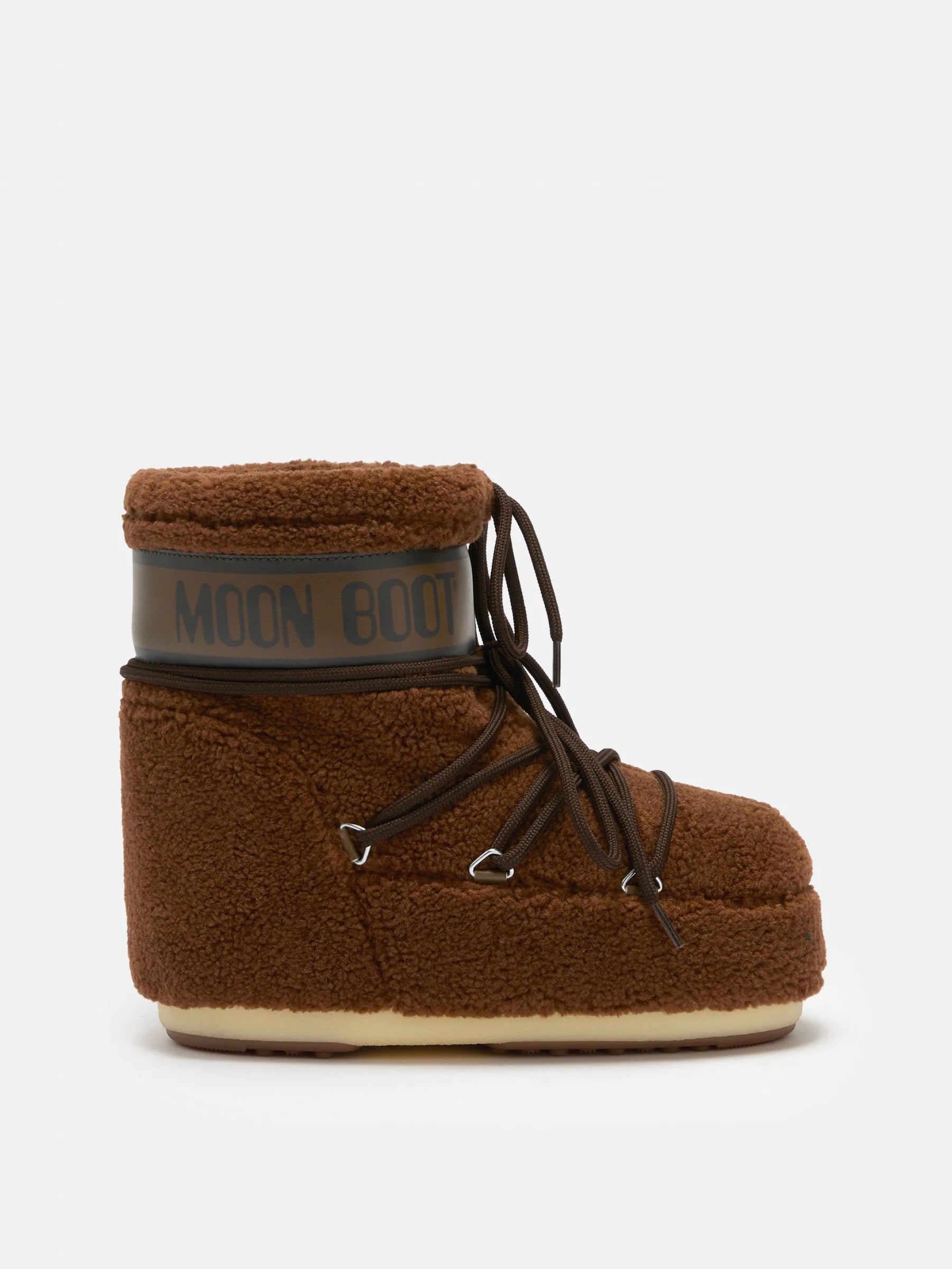 brown Icon Low Fleece Boots W