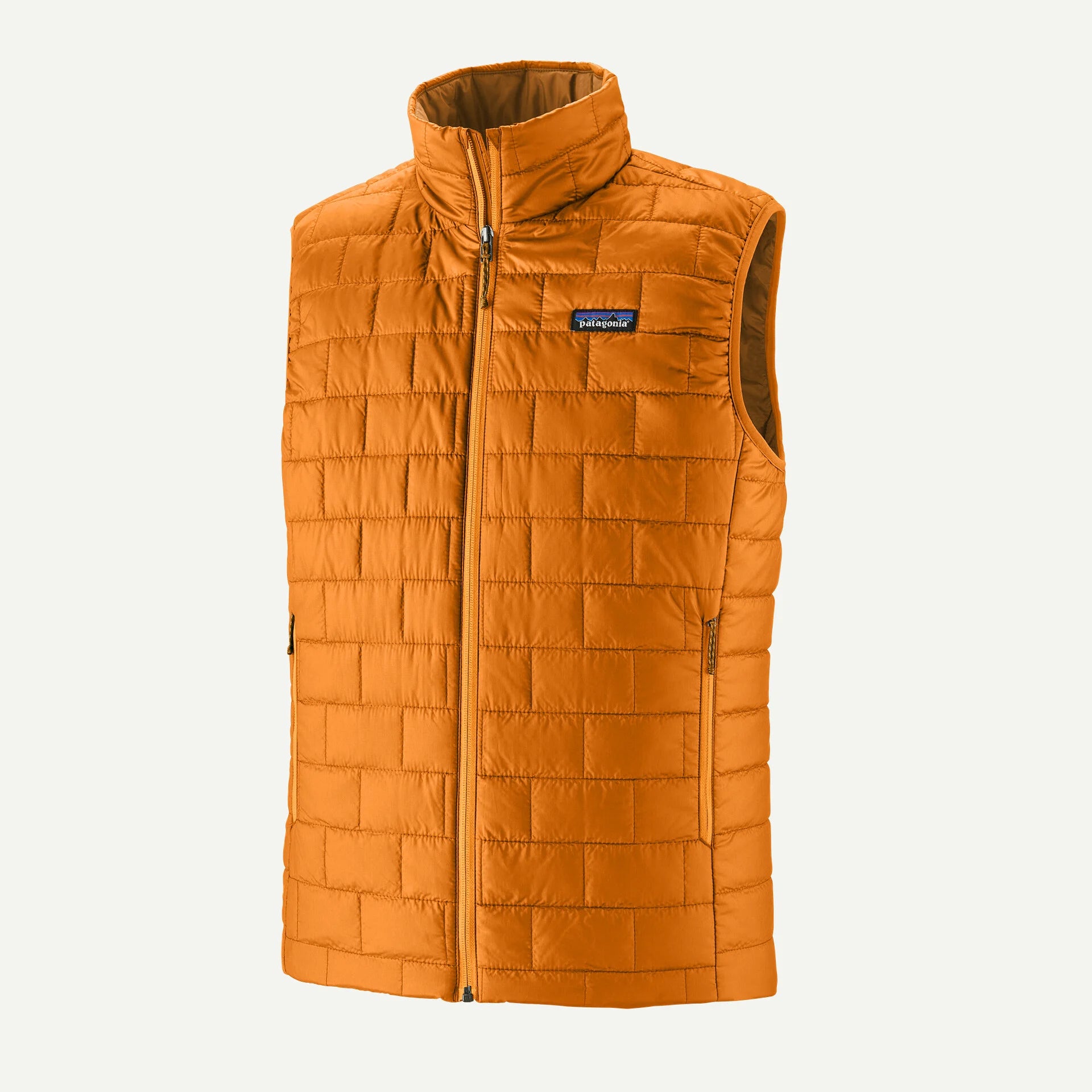 autumn orange Nano Puff Vest Man