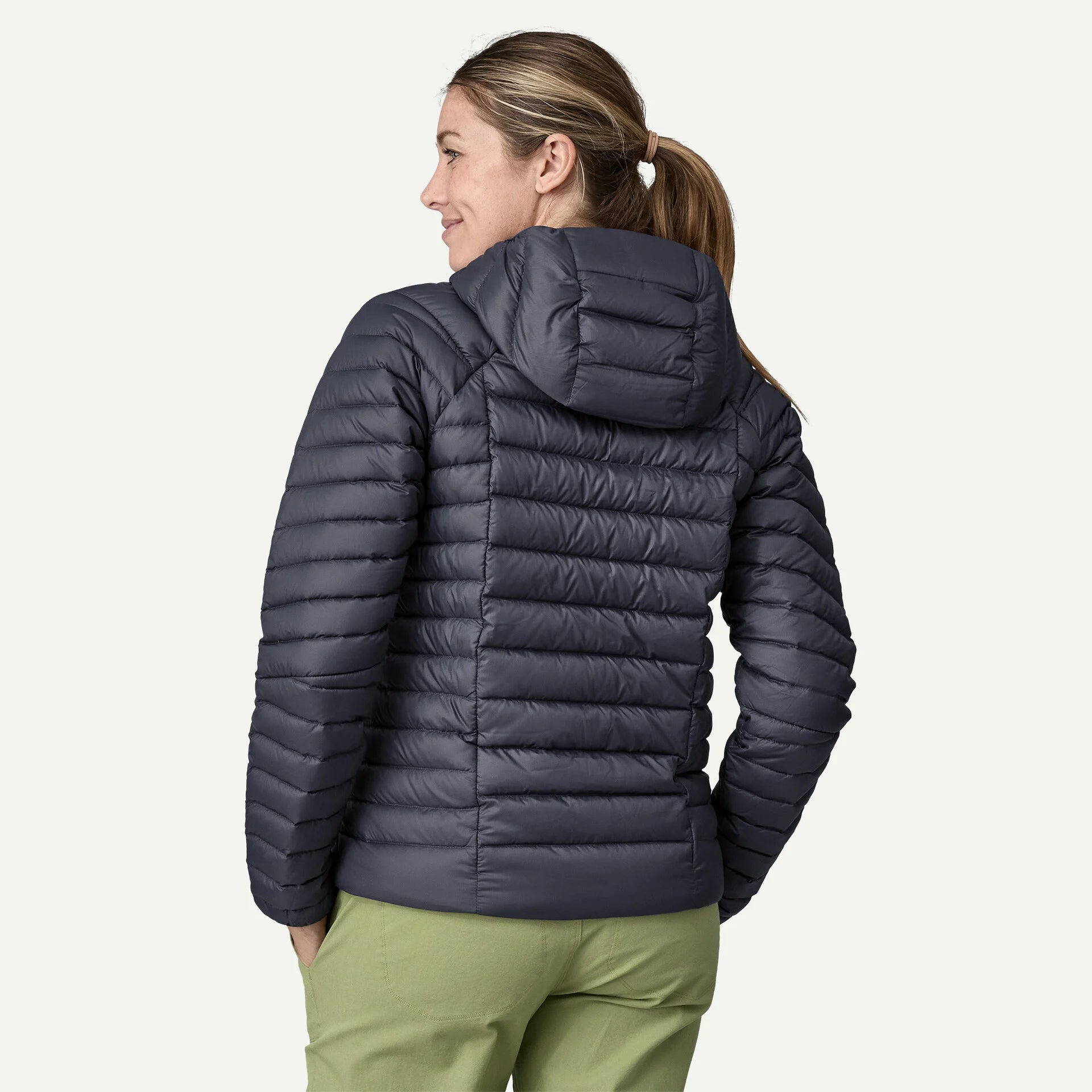 Down Sweater Hoody Wmn