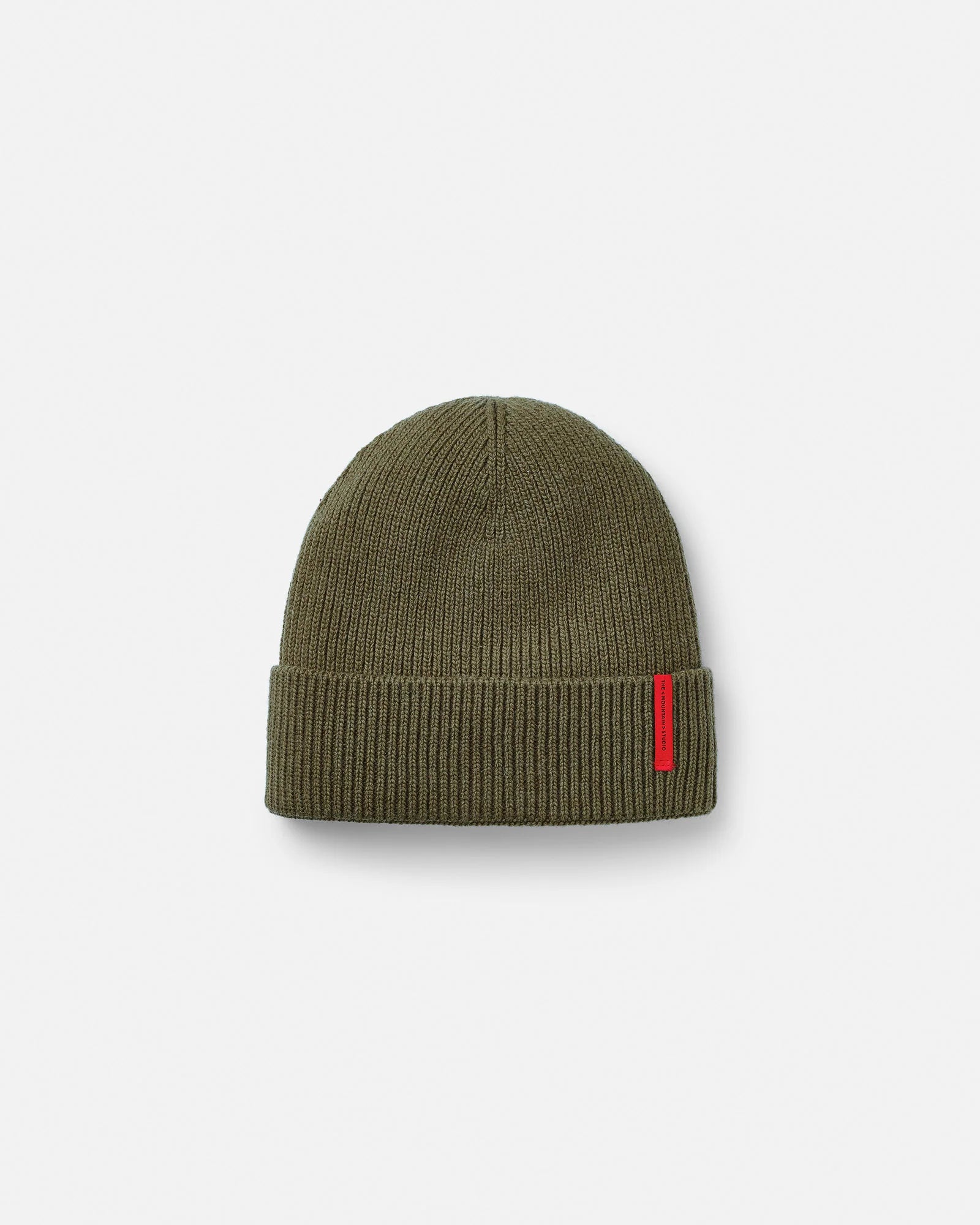 winter moss Cashmere Mix Rib Beanie