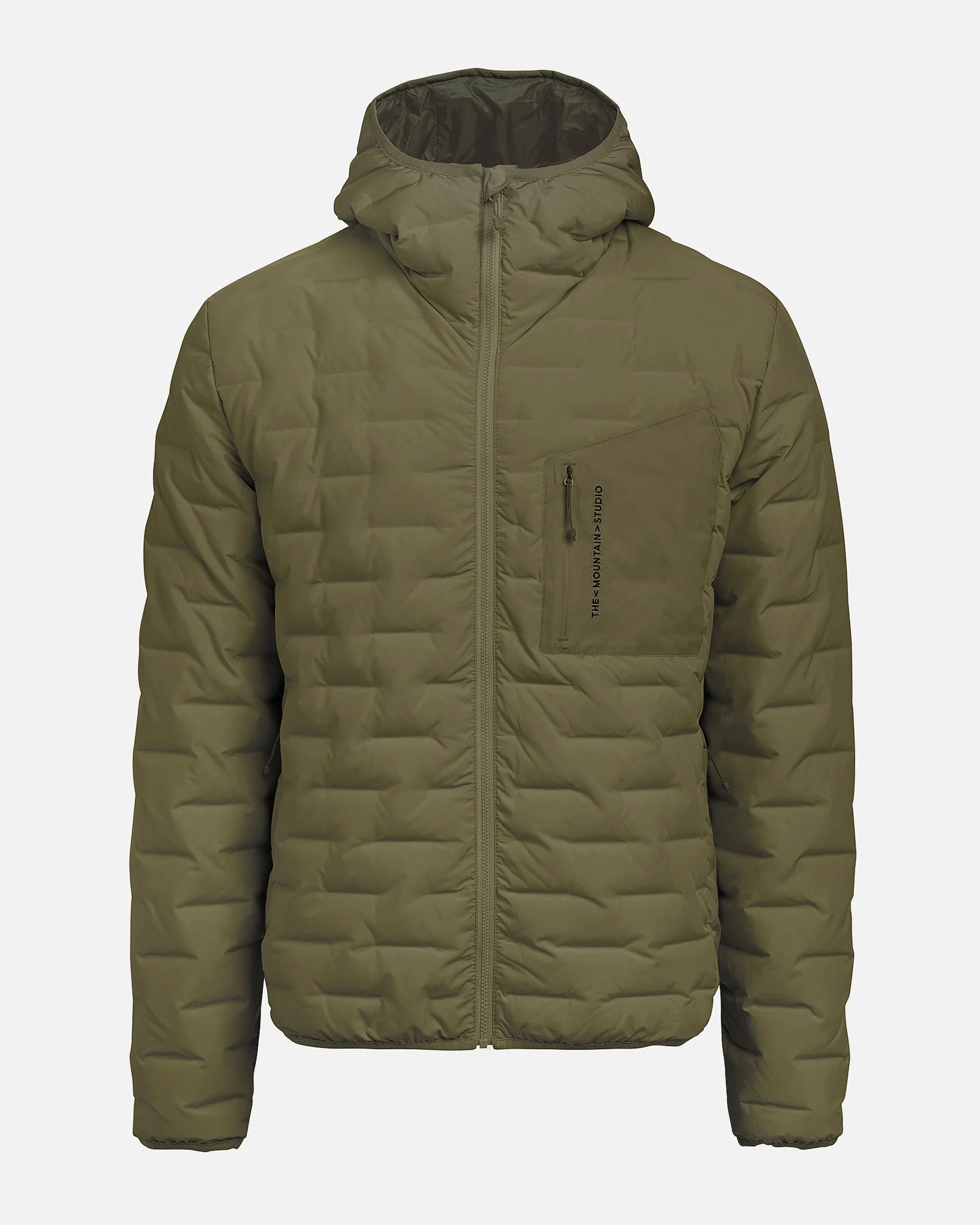 winter moss/forest green Reversible Light Hood Jacket M