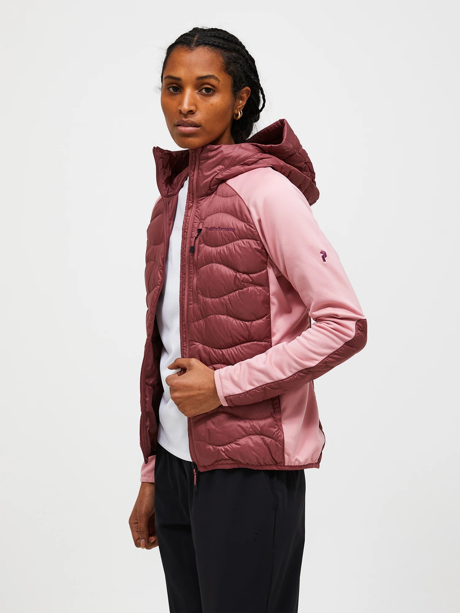 Helium Down Hybrid Hood Wmn