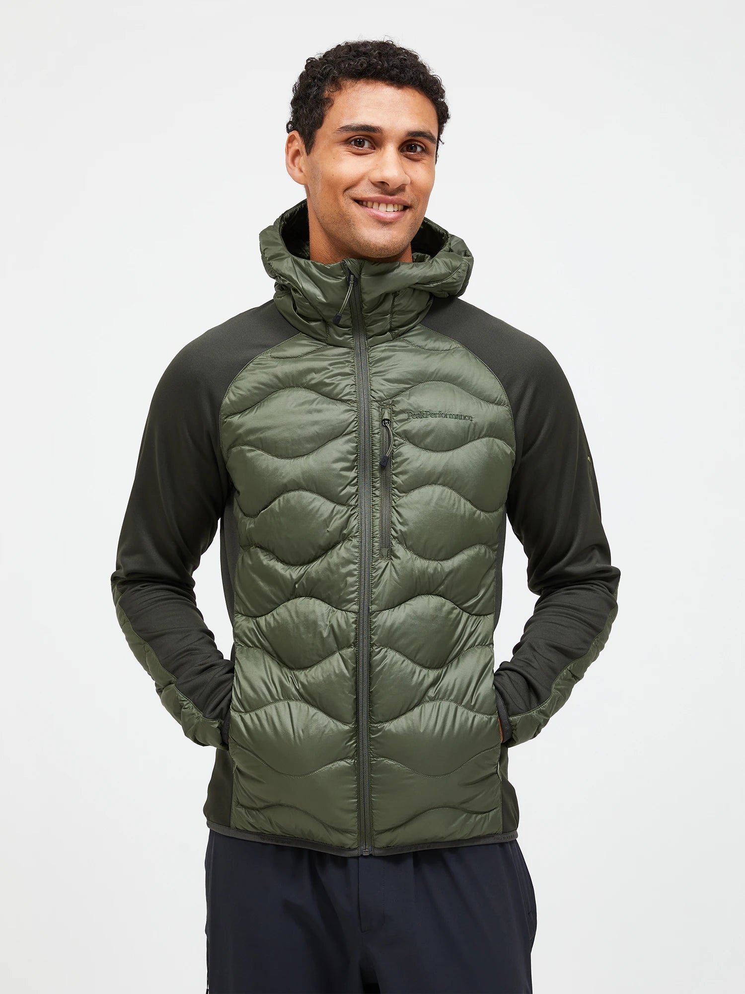 Helium Down Hybrid Hood Man