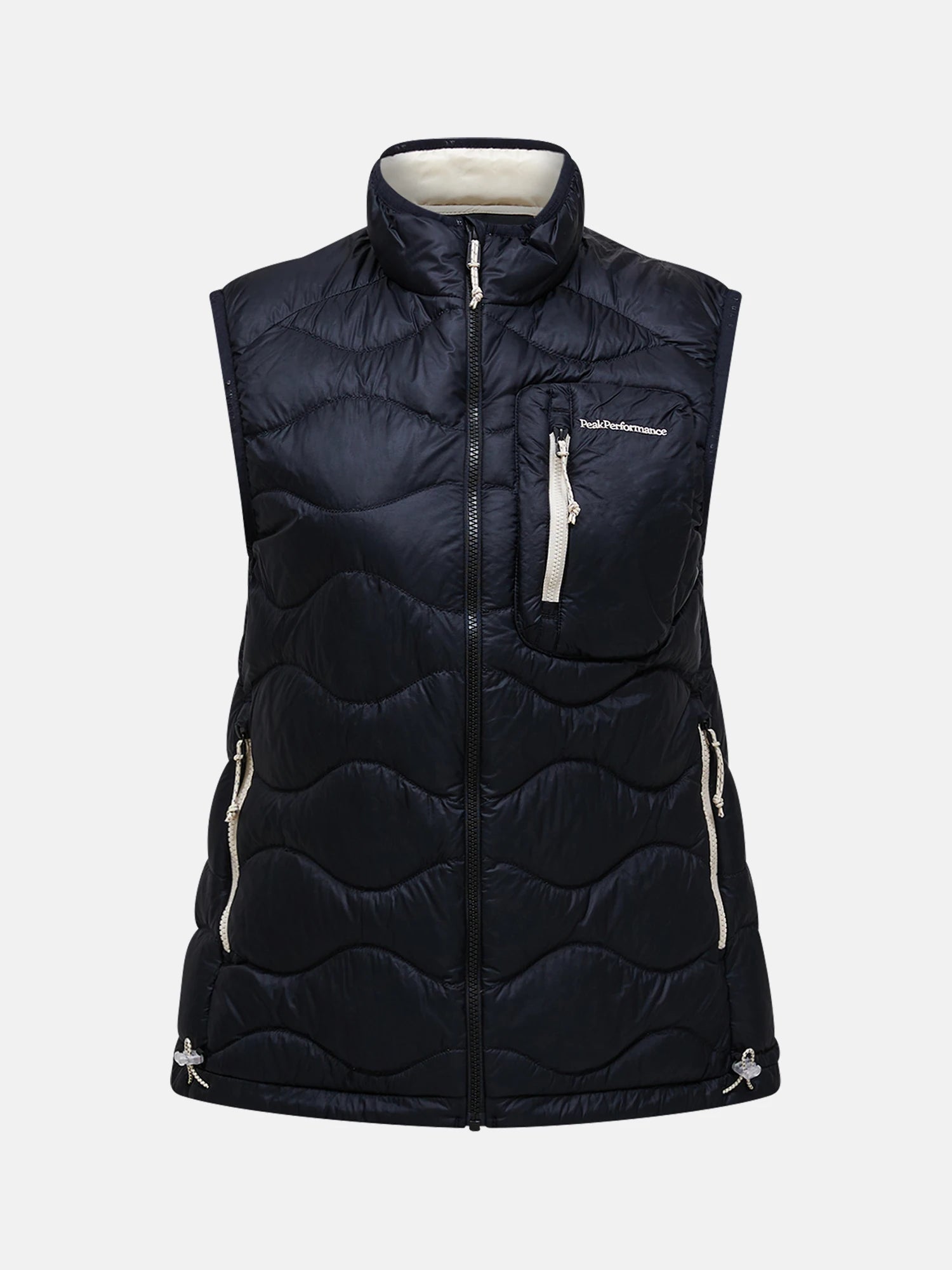 black/sand fog Helium Utility Down Vest Wmn
