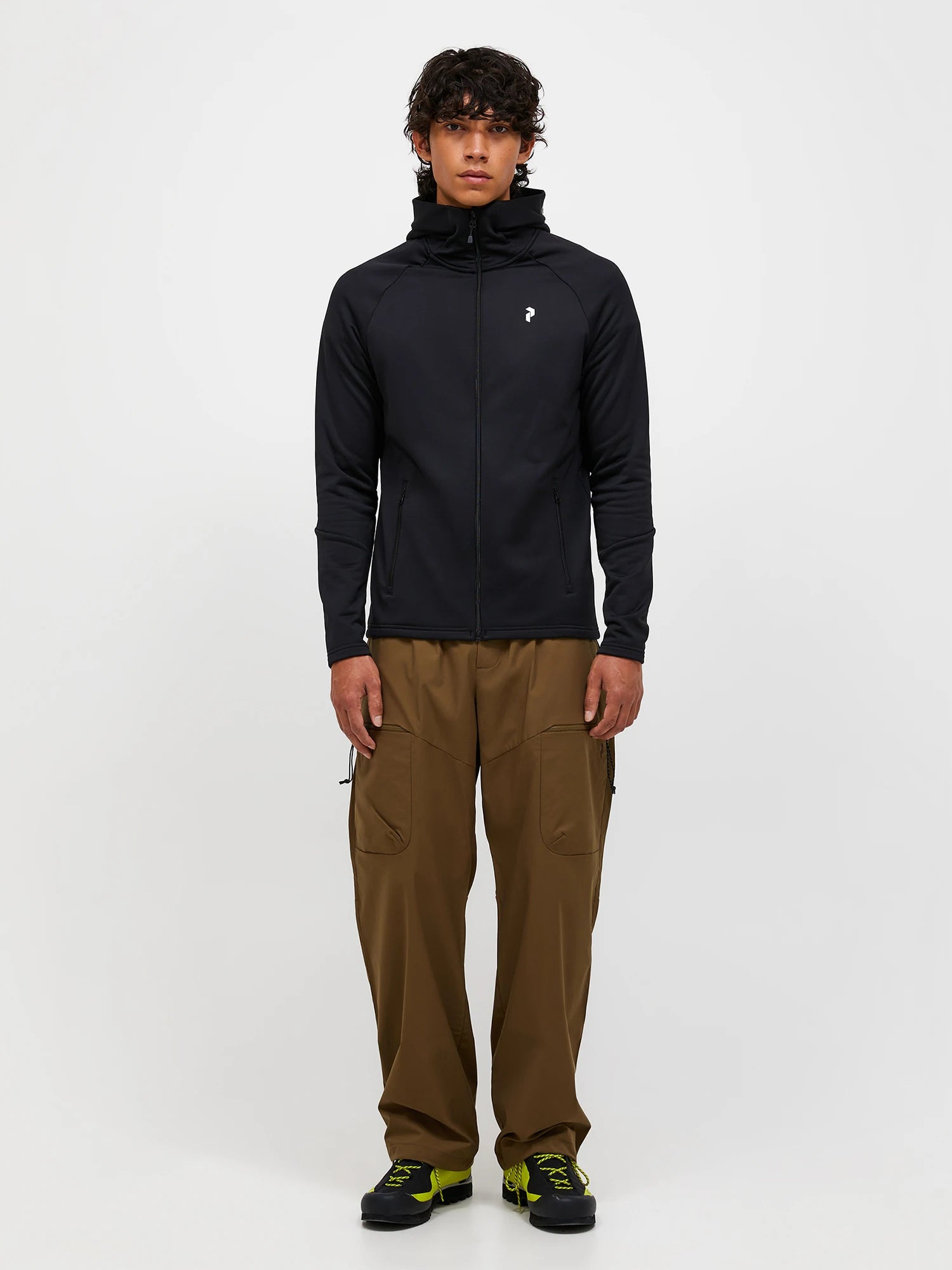 Rider Essentials Midlayer Zip Hood Man