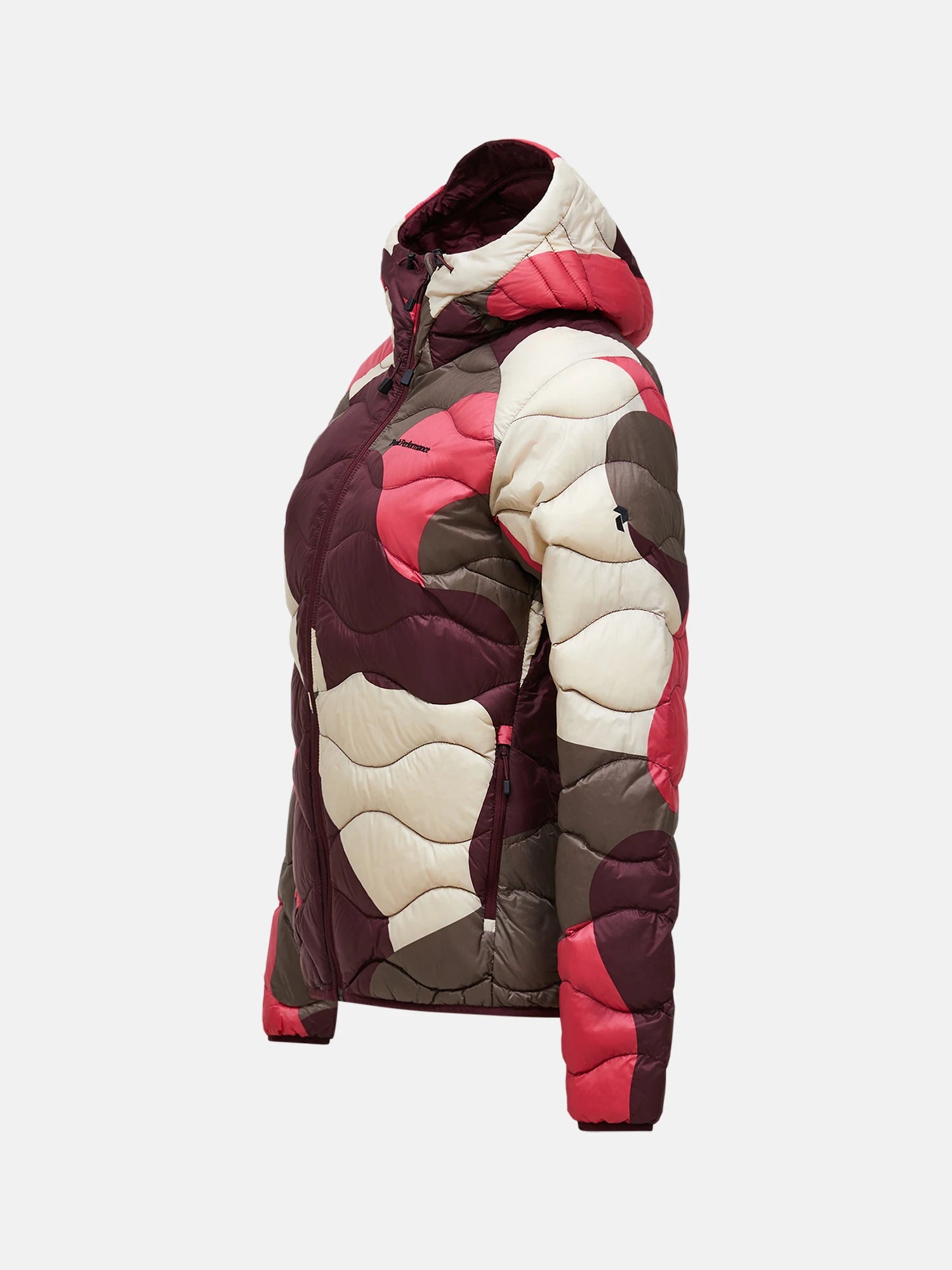Helium Aop Down Hood Jacket Wmn
