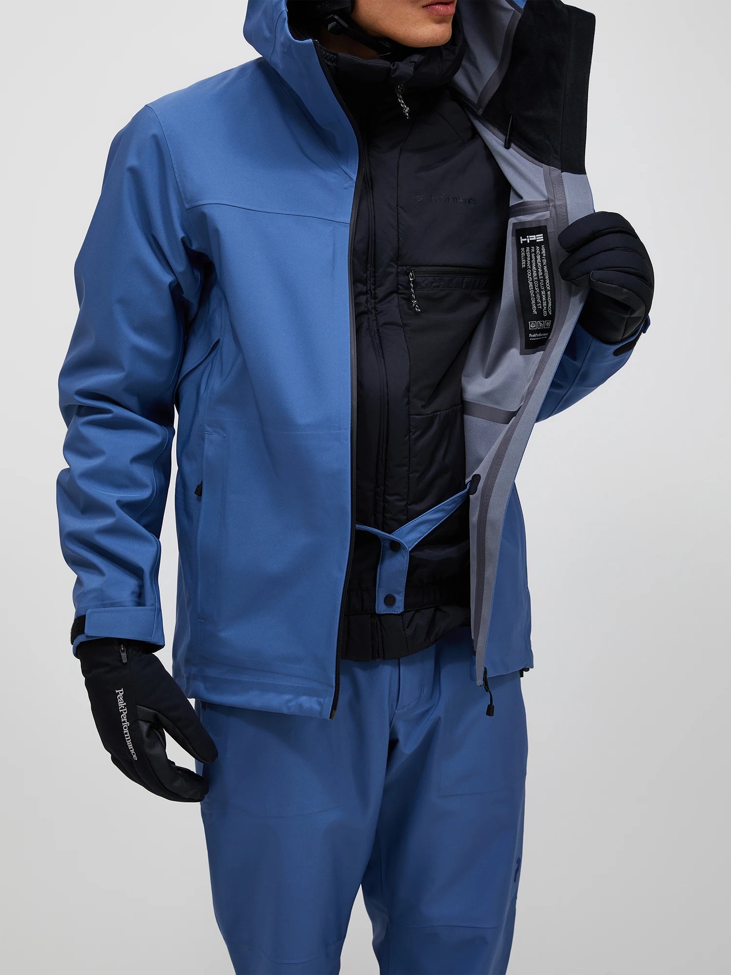 Maroon Hipe 3L Shell Jacket Man