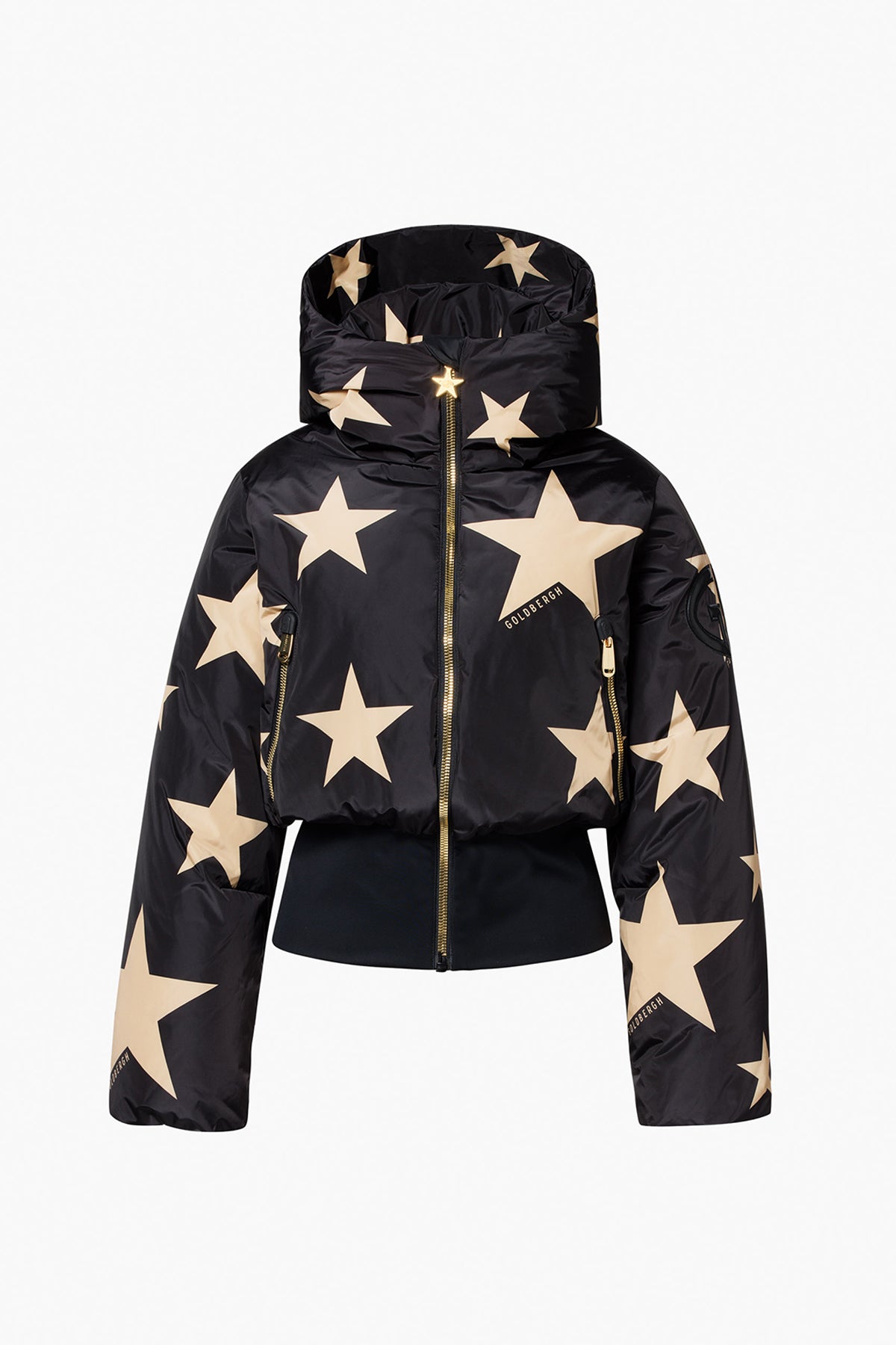 black/gold Shinnen Ski Jacket Wmn