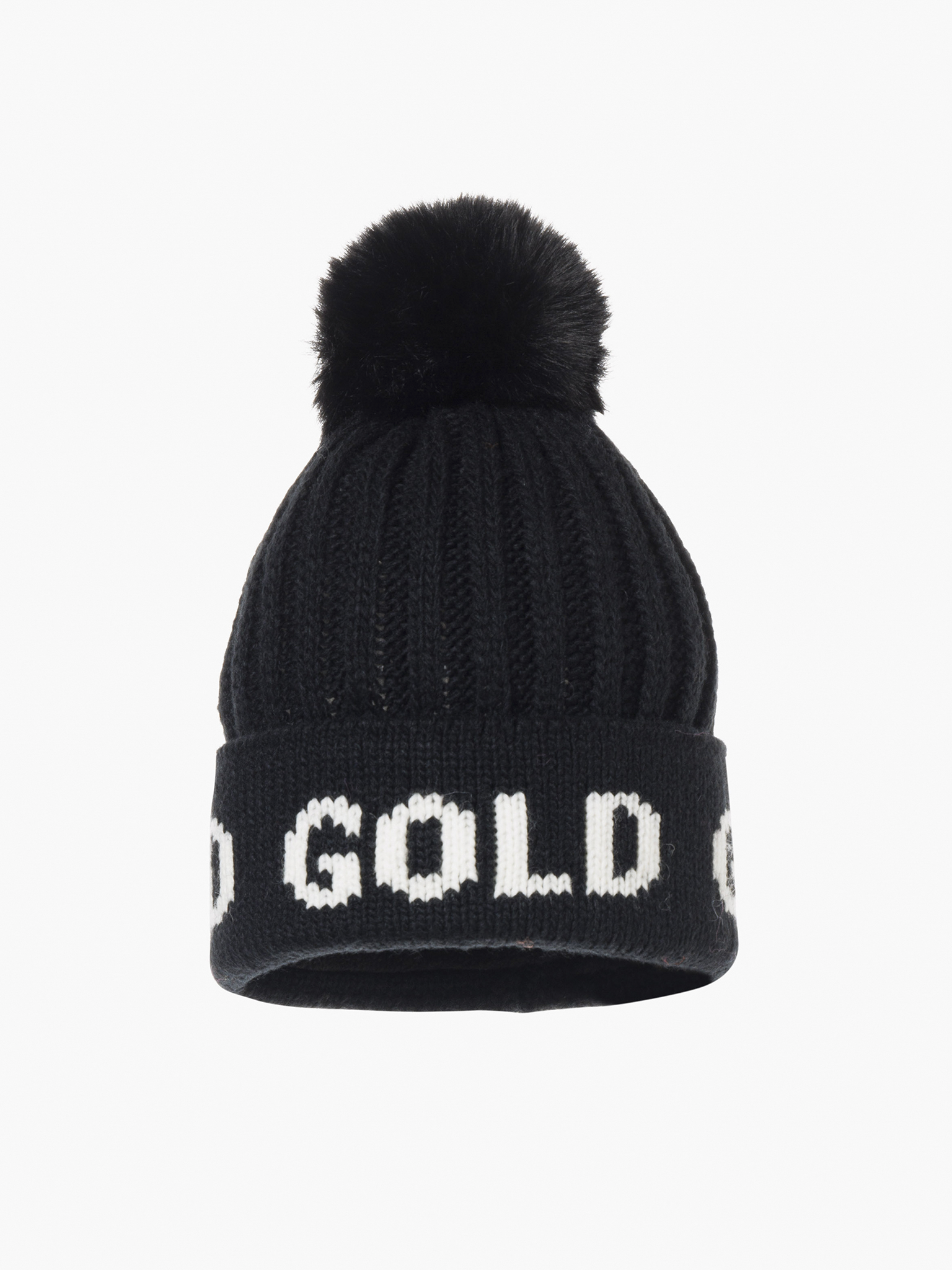 black/white Hodd Beanie W