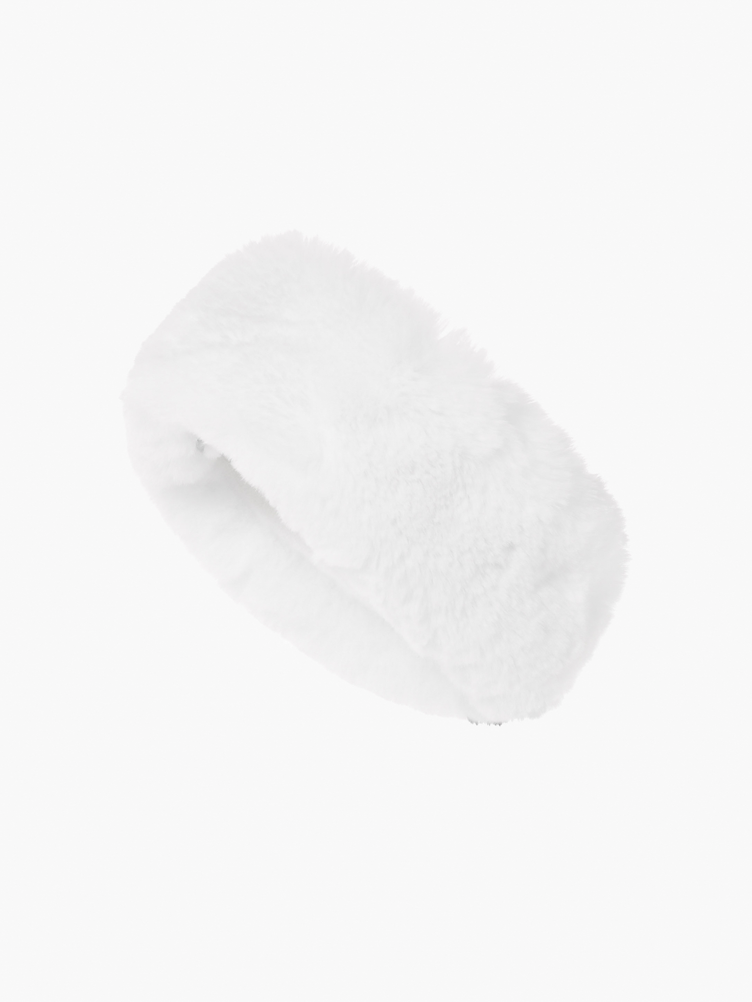 white Froid Fluffy Headband W