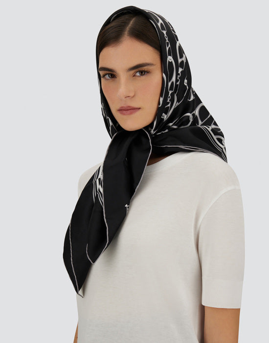 Foulard 90X90 Stampa Gancio W