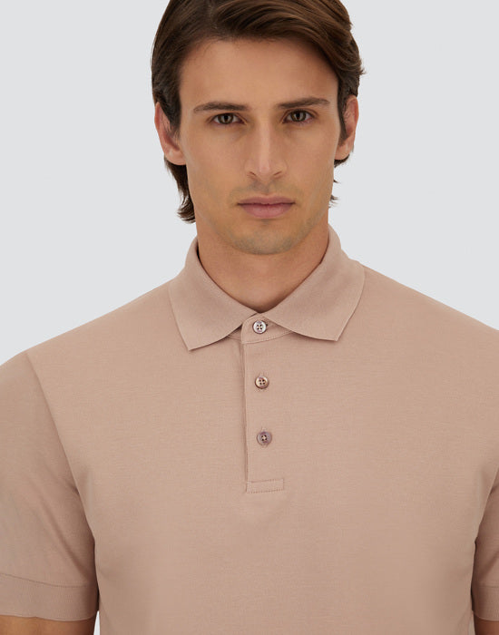 Polo Manica Corta Con Bordi Man