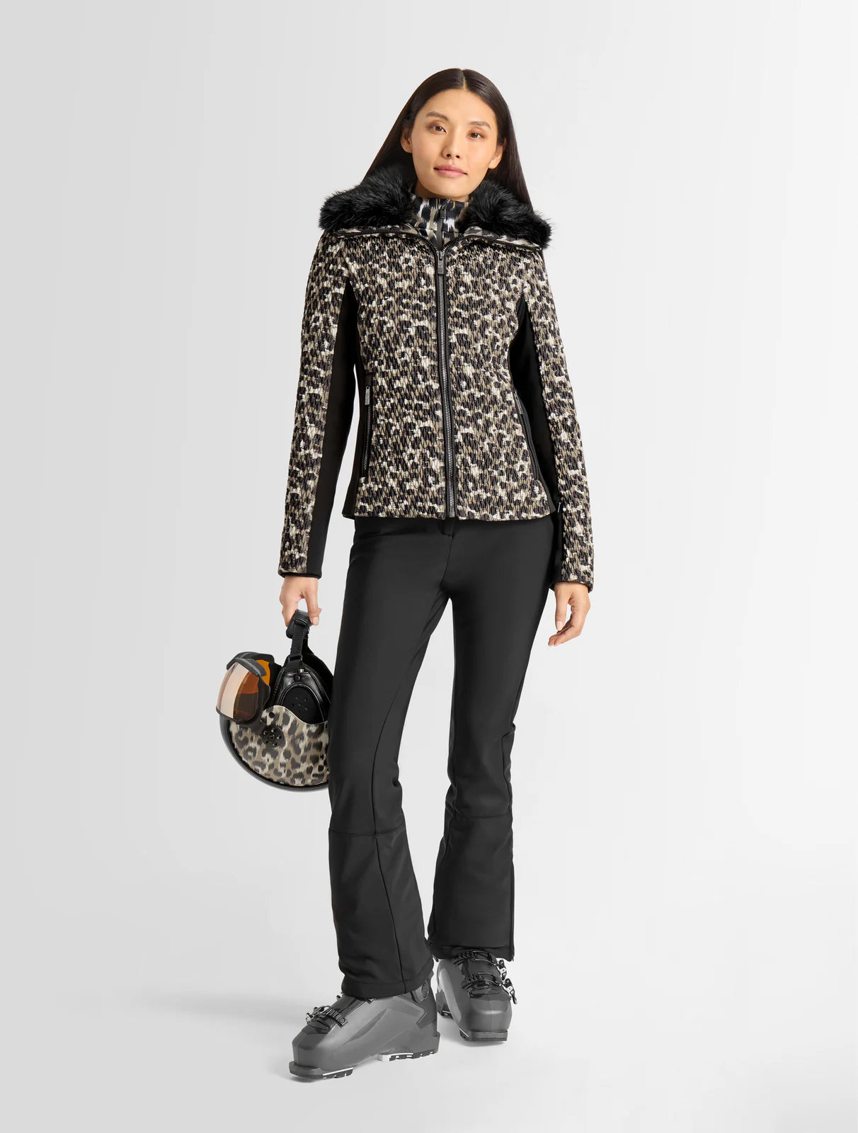 Montana Leopard Ski Jacket W