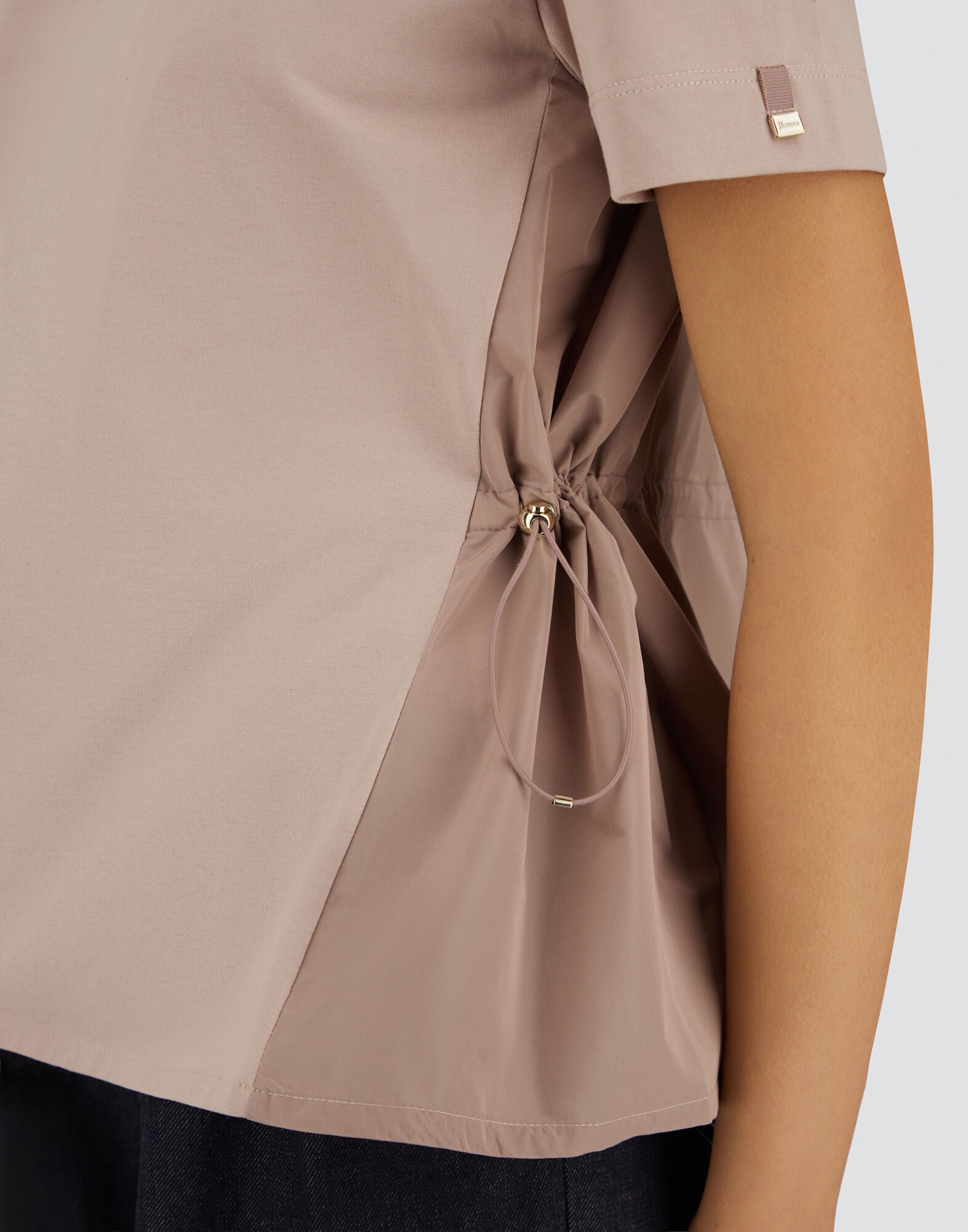 T-Shirt con Taffetà Wmn