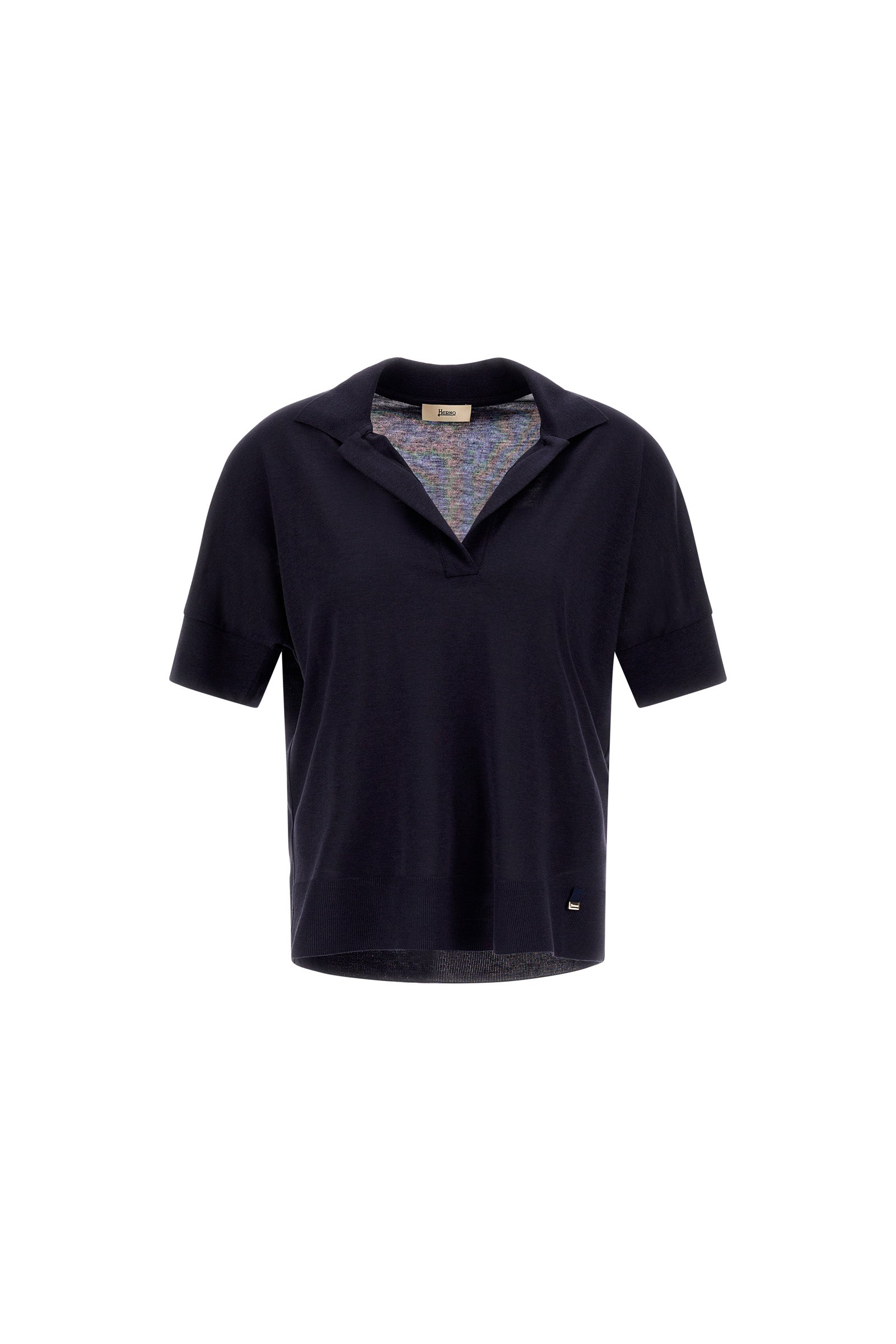 blu navy Polo In Jersey W