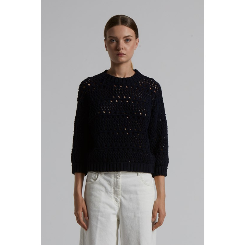 Maglia Tricot Blu W