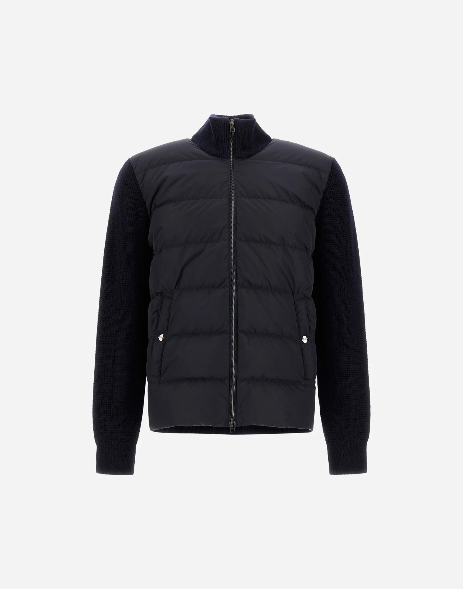 Wool Jacket Waffle Knit Texture Man