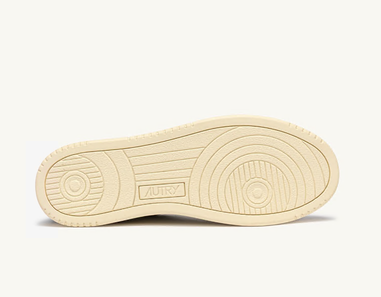 Medalist Low White Leather and Denim Suede Man