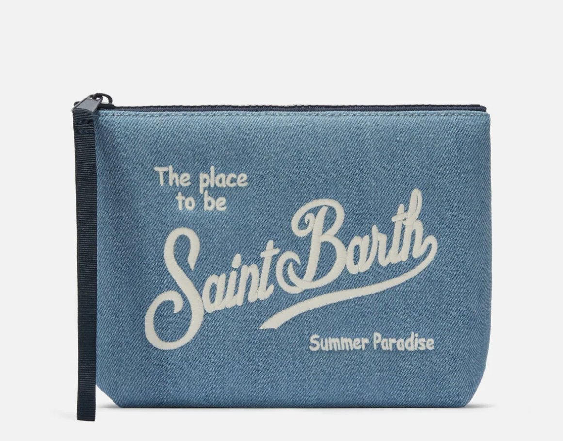 Aline Denim Pochette Blue