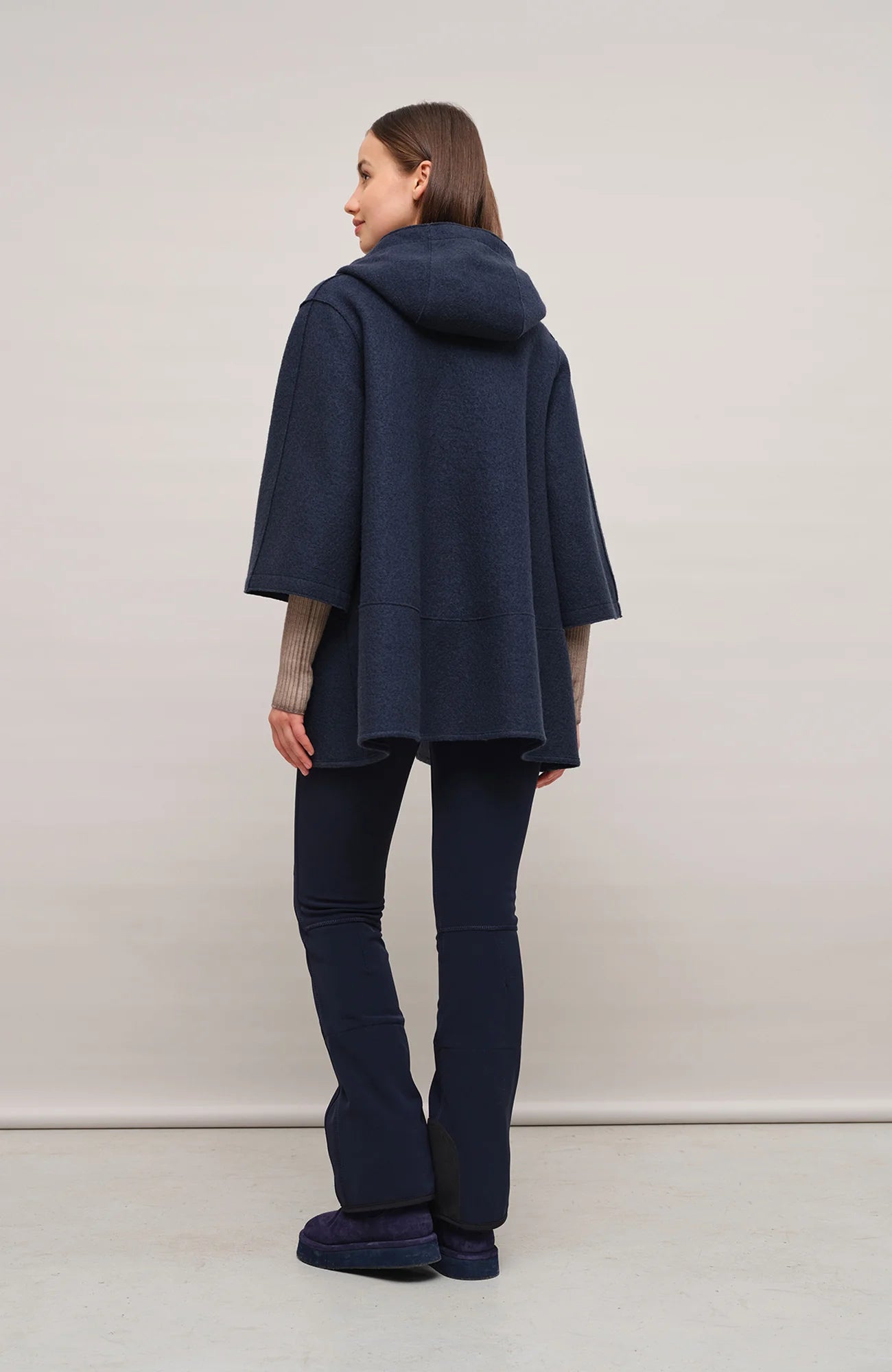 Desiree Boiled Wool-Cape W