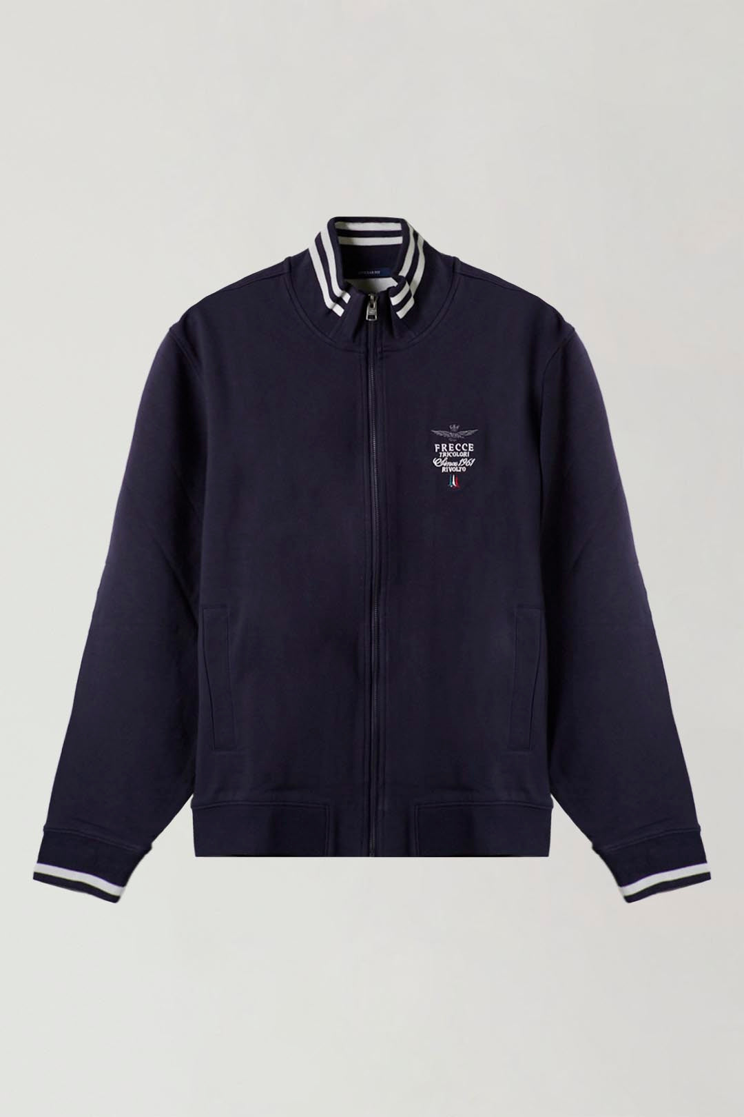Embroidered Full-Zip Sweatshirt