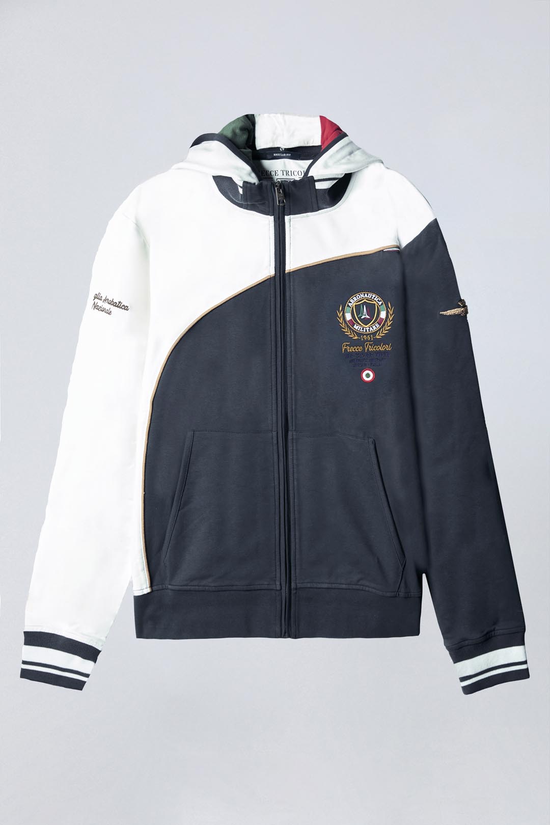 Color-Block Hoodie M