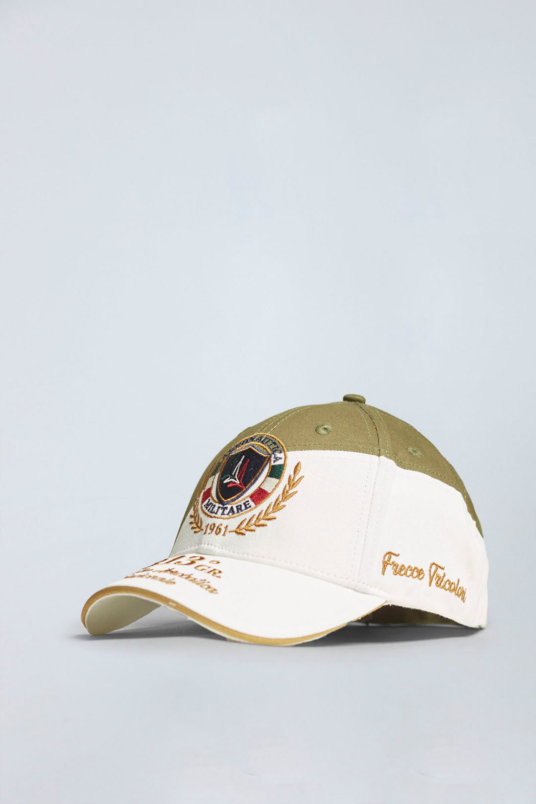 Color Block Embroidered Cap