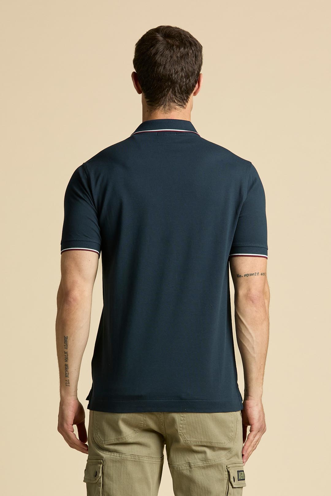 Polo Shirt Open Collar and Chest Pocket Man