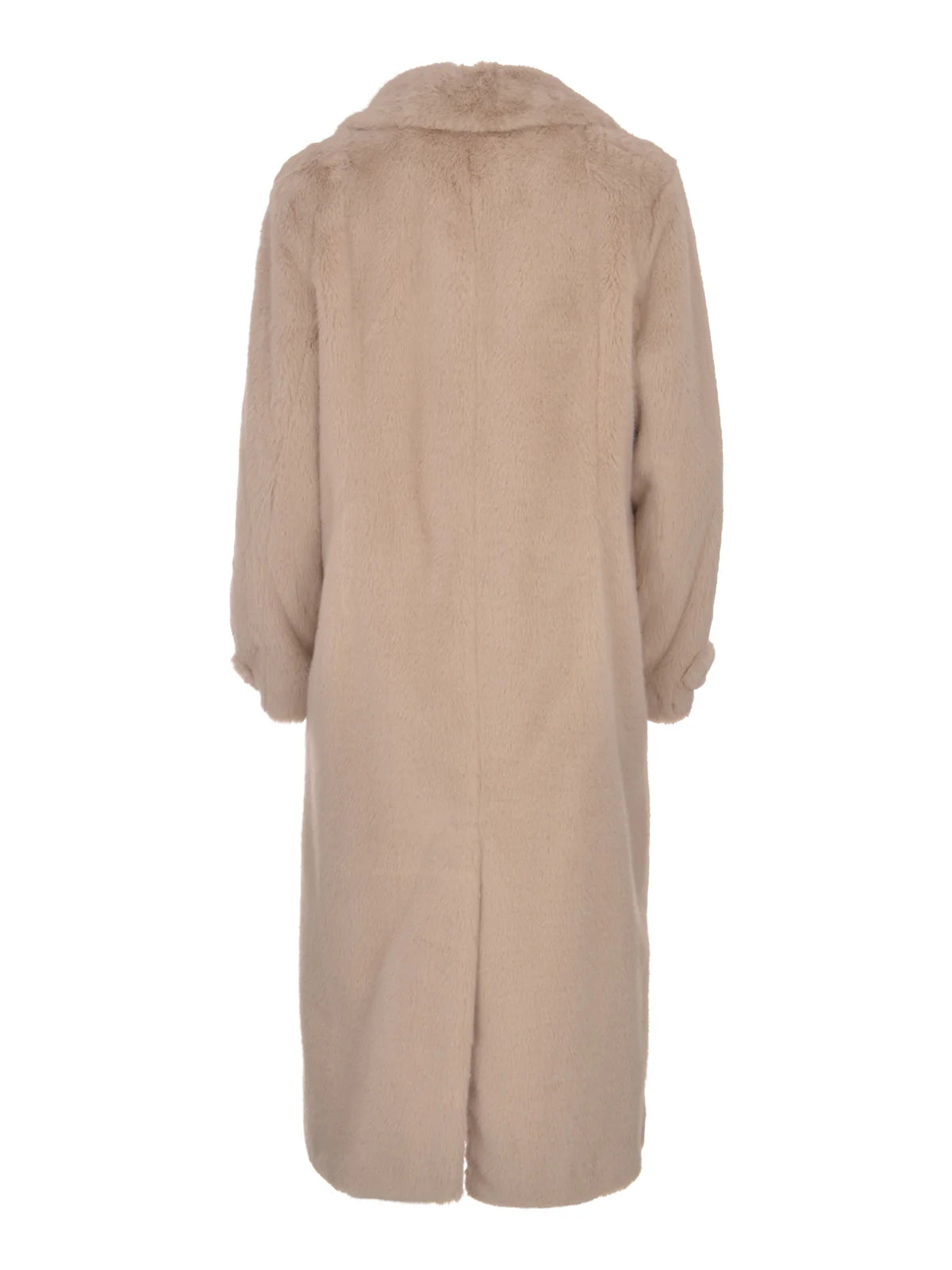 Coat in Faux Mink Fur W