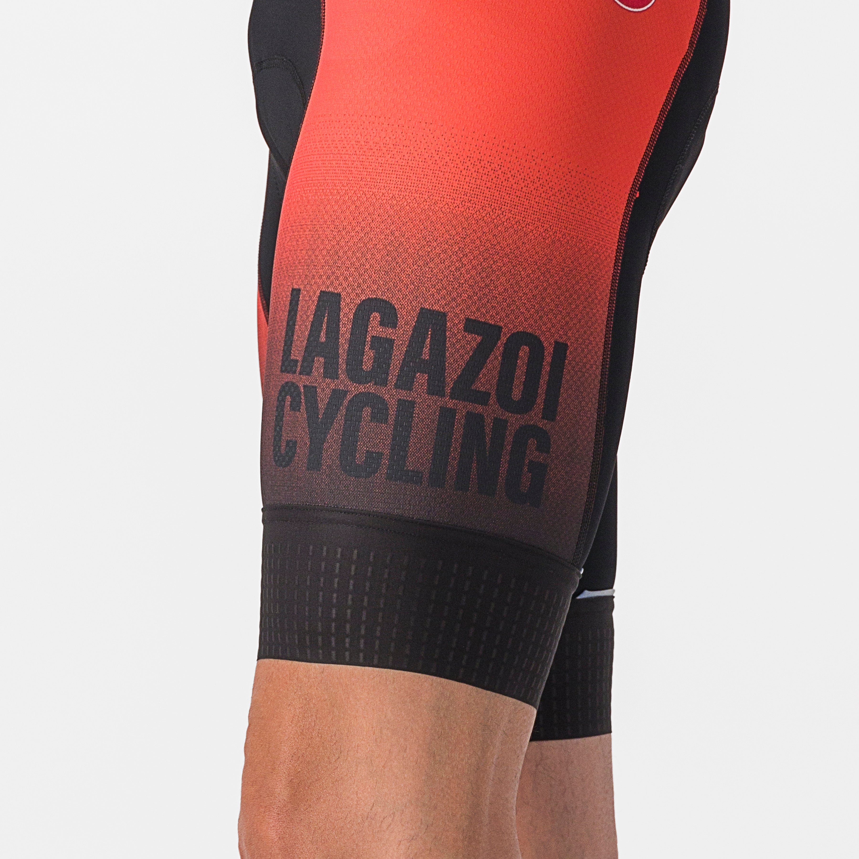 central black/arancione Lagazoi Cycling Bib Short M