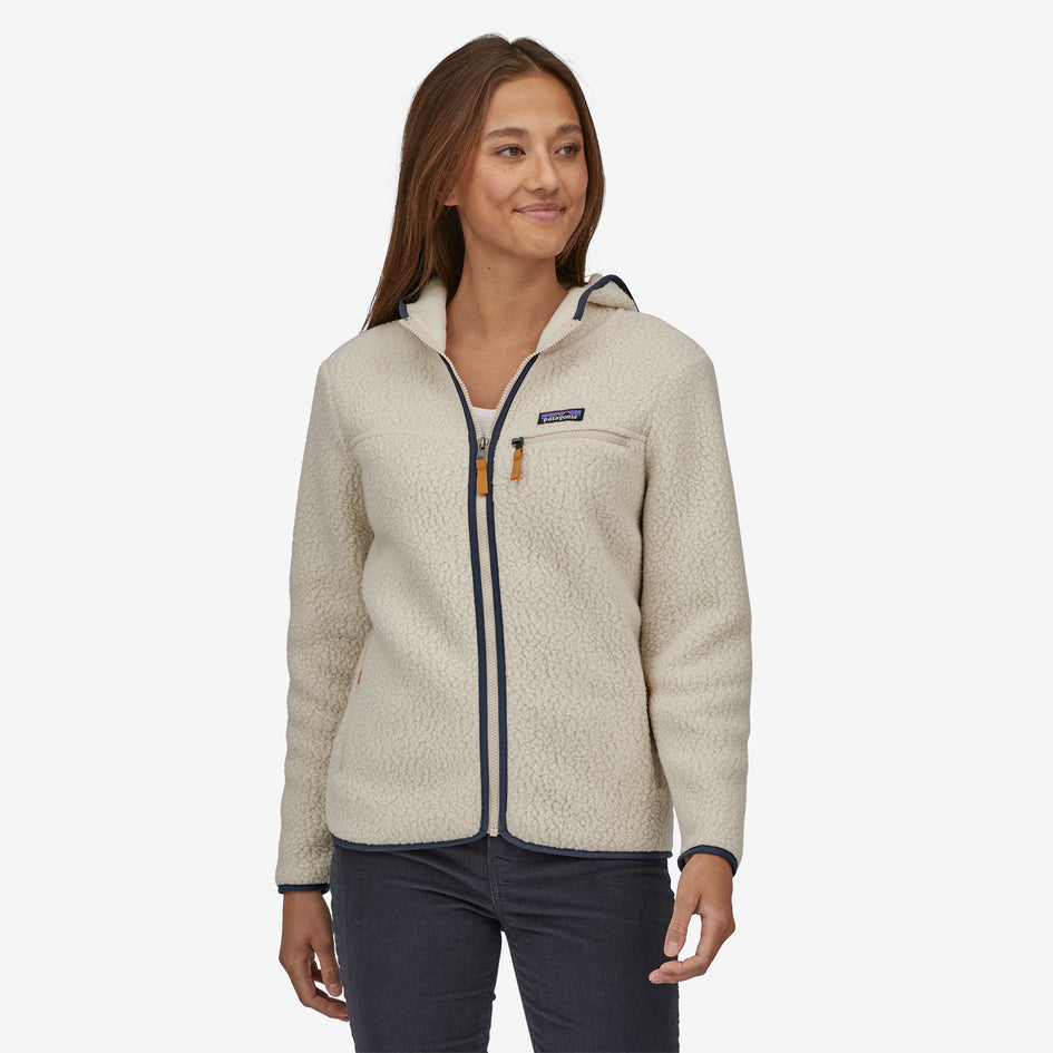 Retro Pile Hoody Women | BOTËGHES LAGAZOI