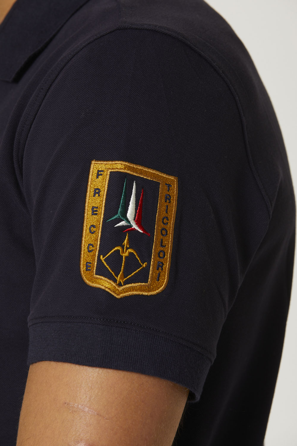 Frecce Tricolori polo with trails