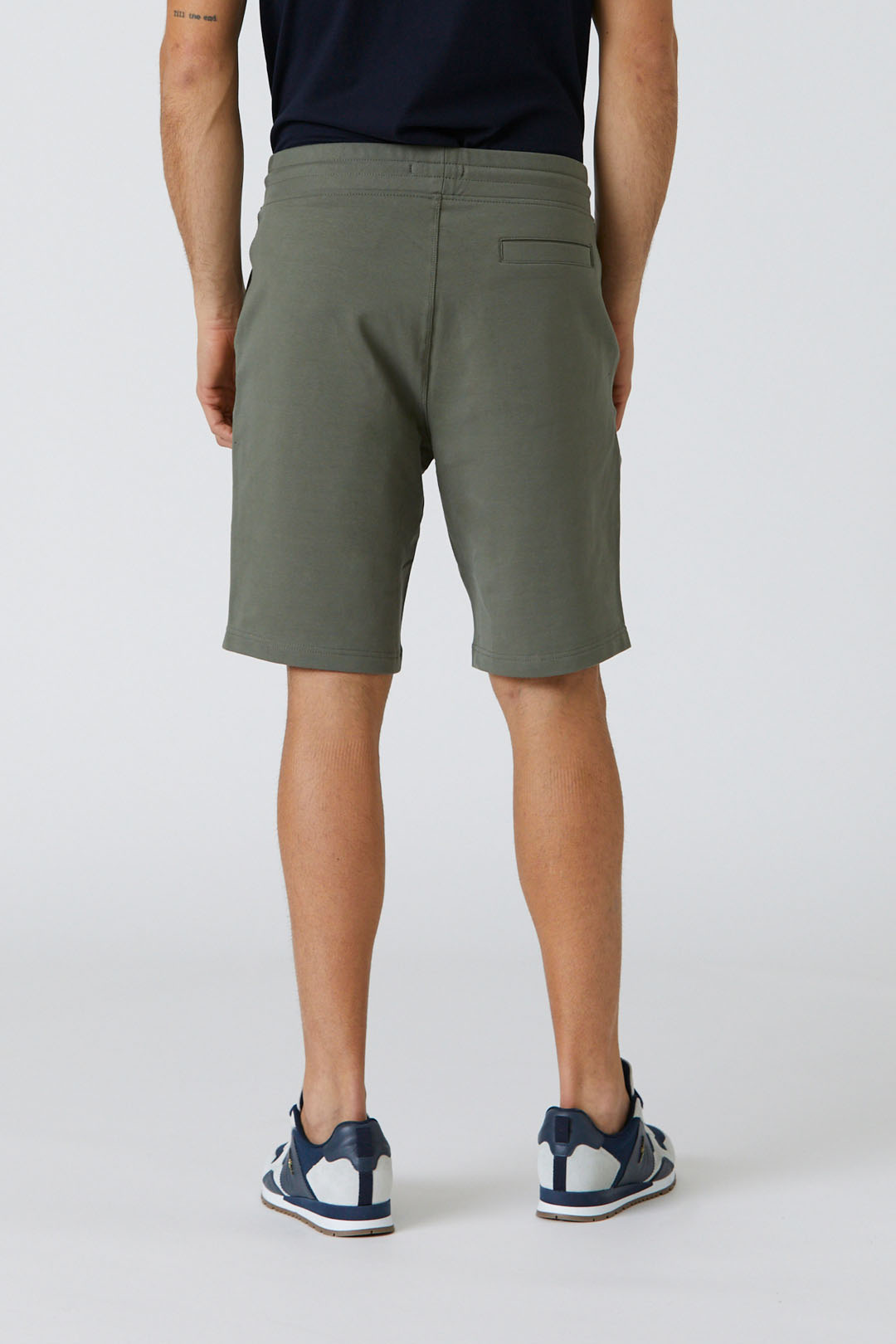 Cotton Fleece Bermuda Shorts M