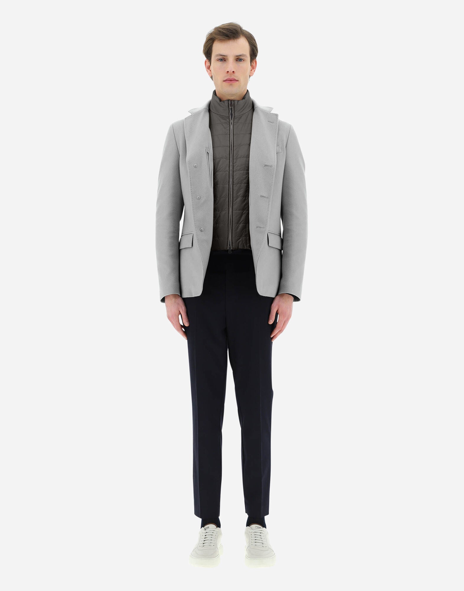 Cashmere & Nylon Ultralight Blazer M