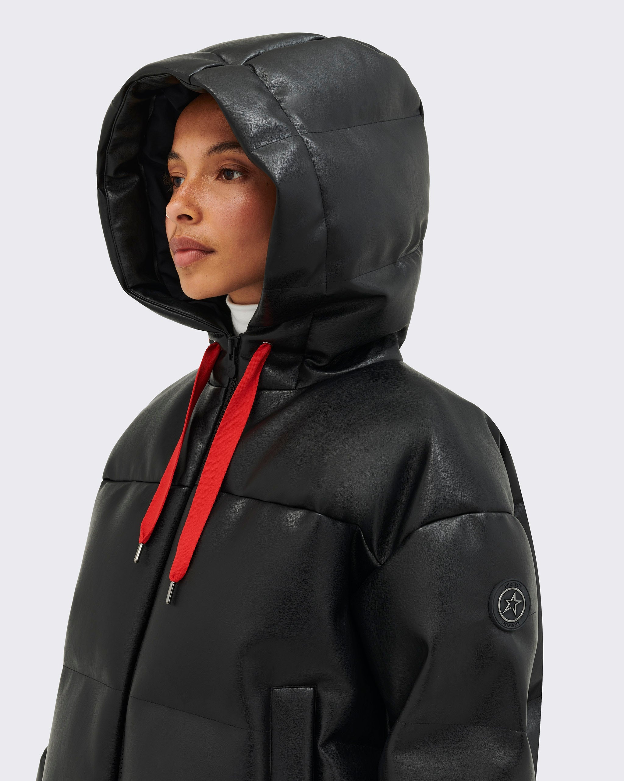 Taos Faux-Leather Down Jacket W