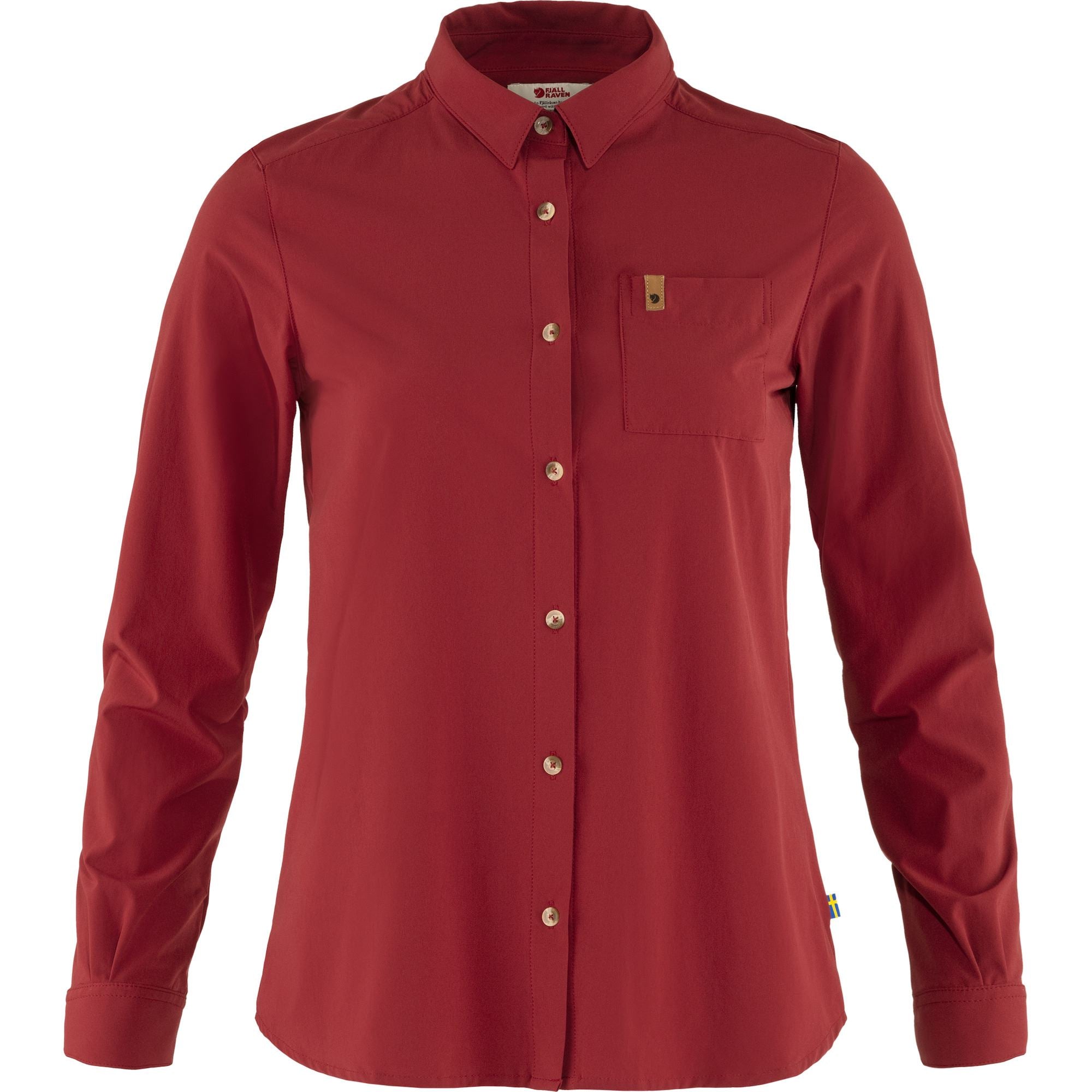 pomegranate red Övik Lite Shirt LS W