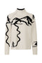 Chatel Sweater With Ski Track Motif W