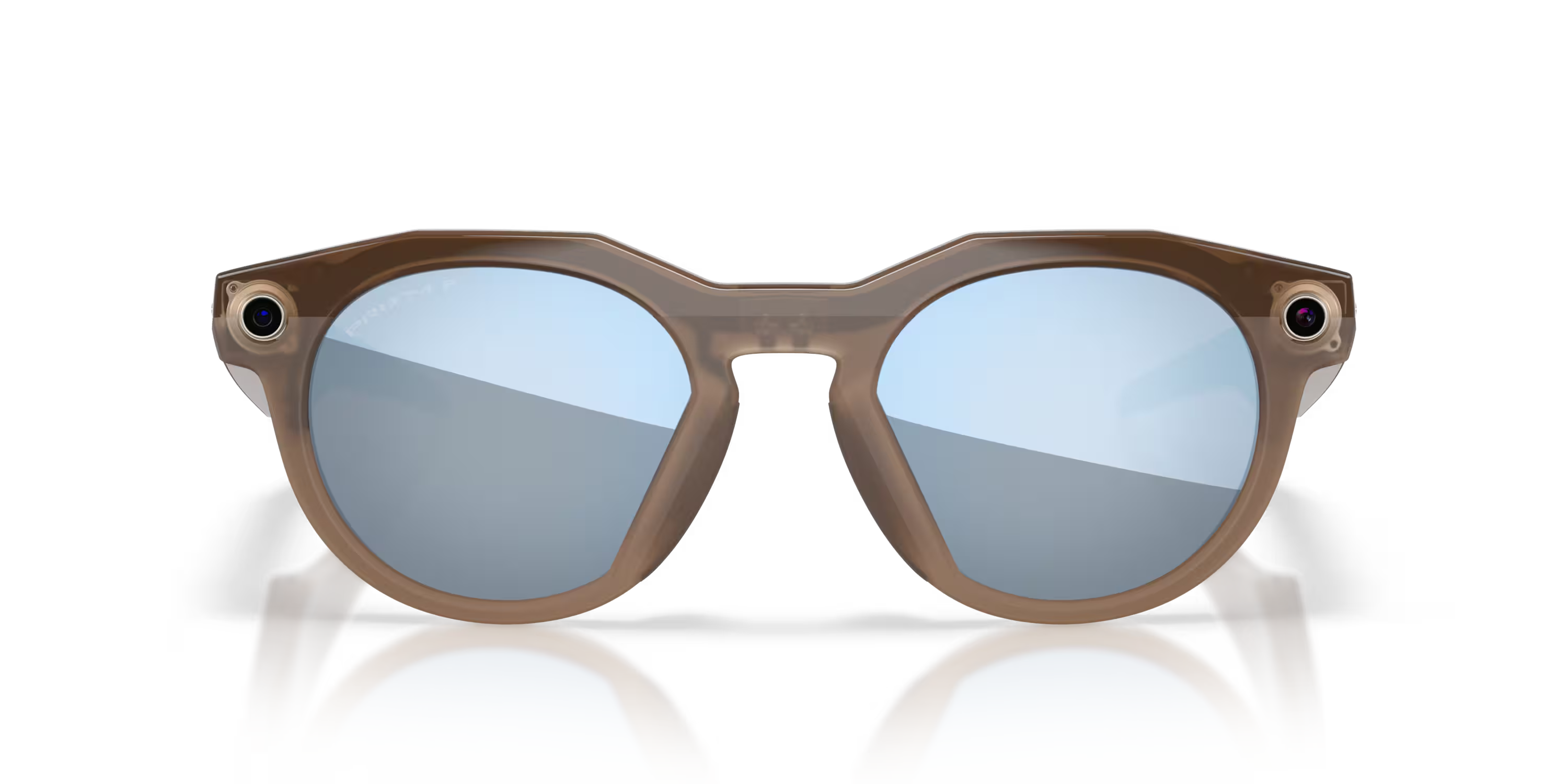 HSTN Meta Brown Smoke Frame/Prizm Deep Water Polarized Lenses