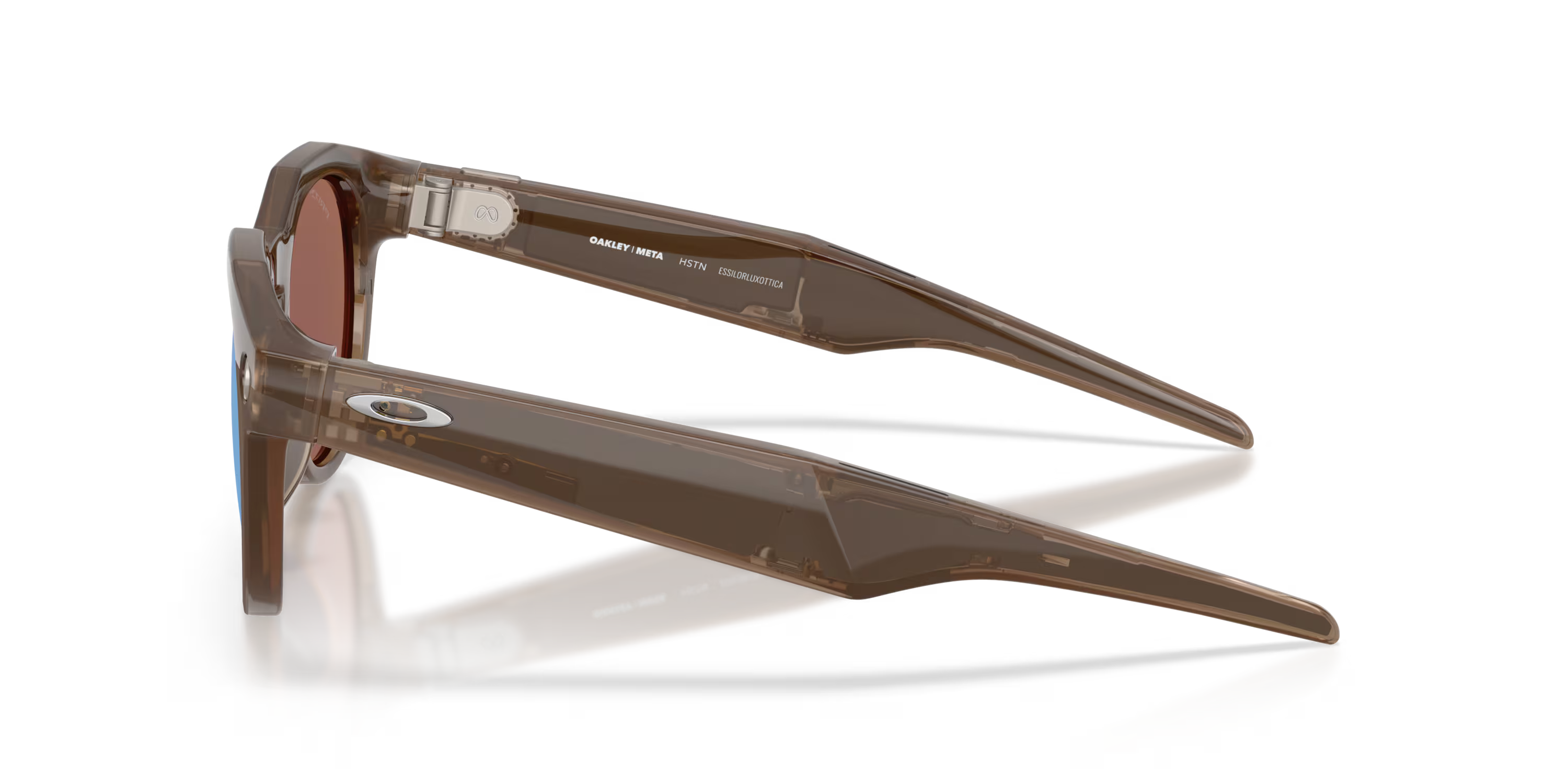 HSTN Meta Brown Smoke Frame/Prizm Deep Water Polarized Lenses