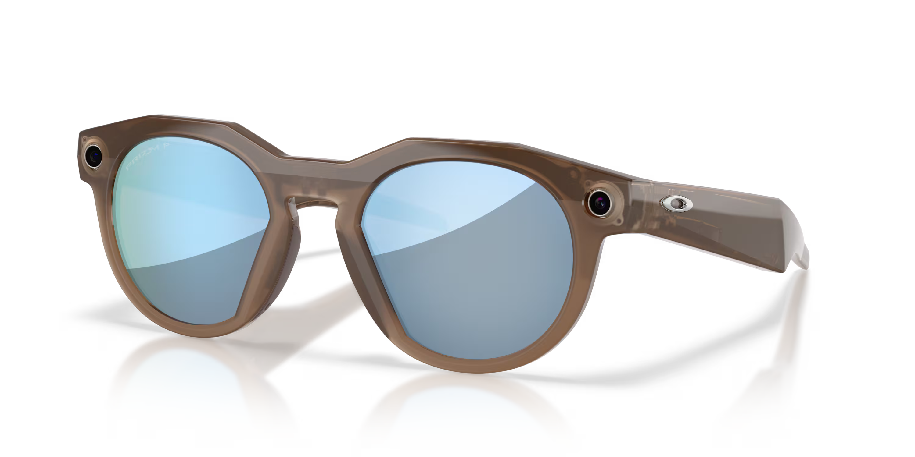 HSTN Meta Brown Smoke Frame/Prizm Deep Water Polarized Lenses