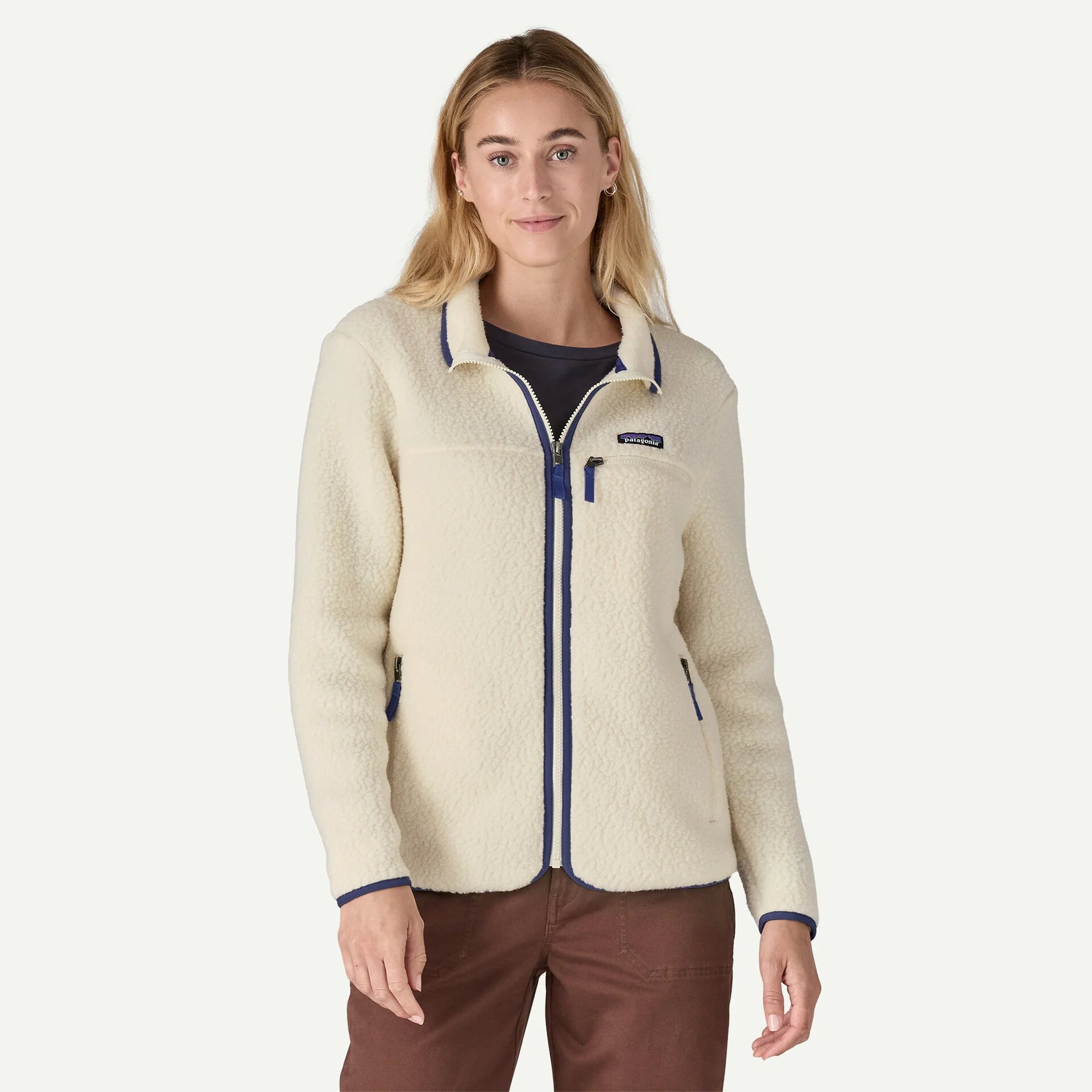Retro Pile Fleece Jacket Wmn