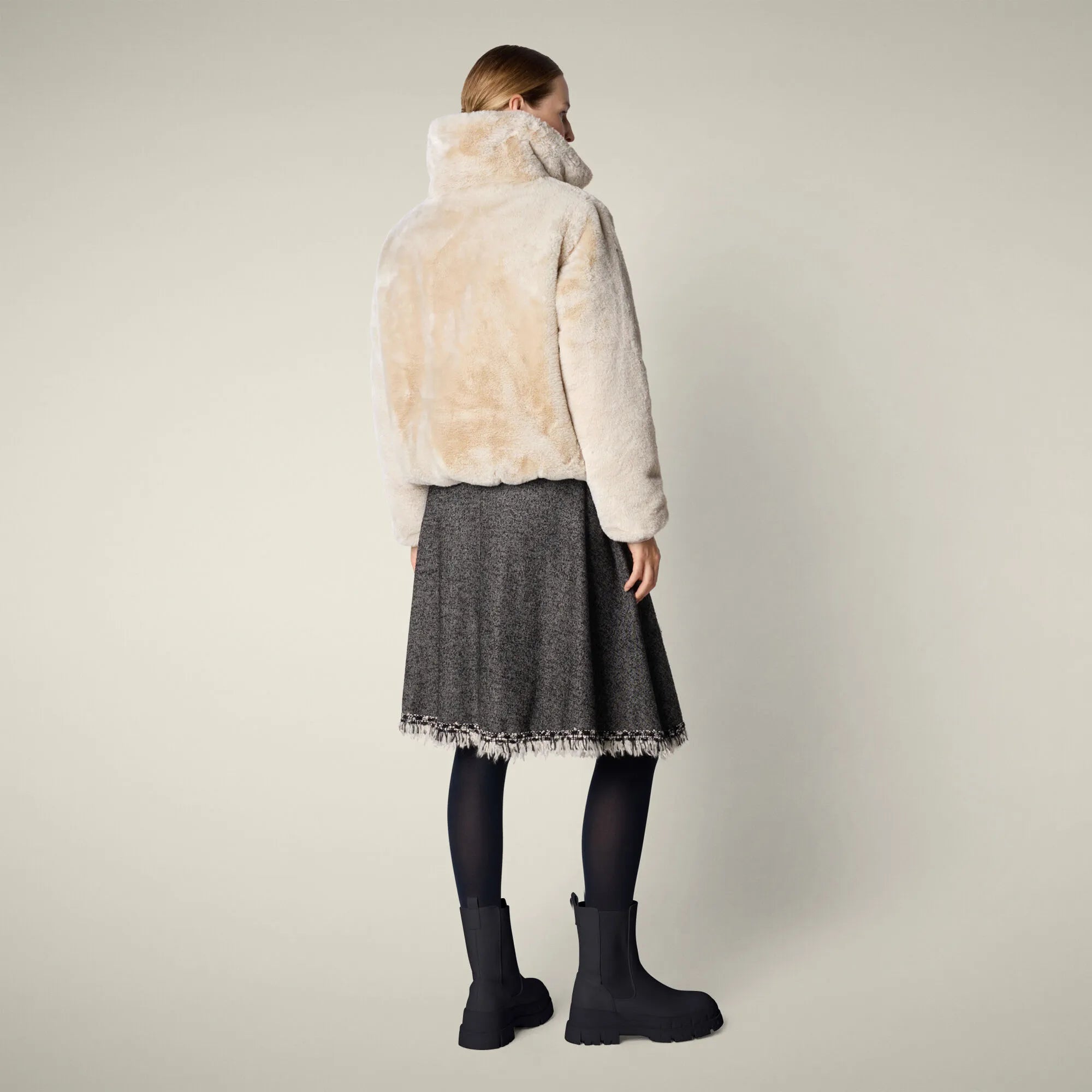 Jeon Reversible Faux Fur Jacket W